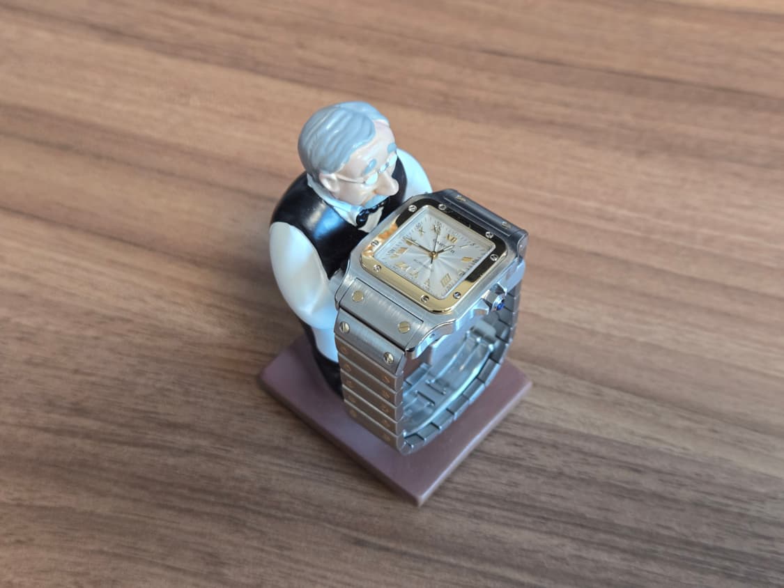 최저가 까르띠에 산토스 갈베 라지 콤비 오토매틱 팝니다 상품이미지4