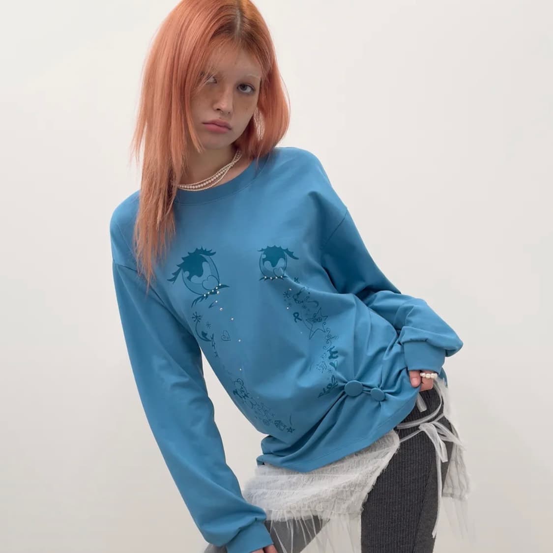 타입서비스 크라이 아이즈 러쉬드 탑 상품이미지1