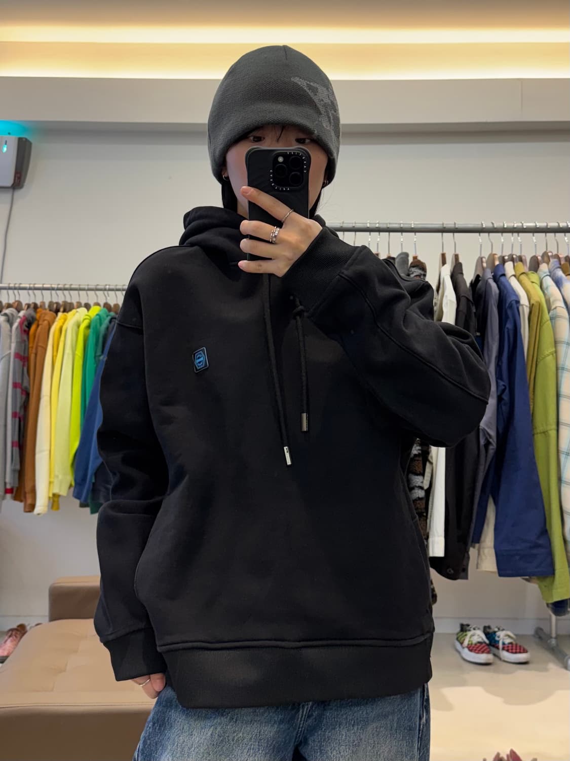 솔리드옴므 그라데이션 후드티  상품이미지5