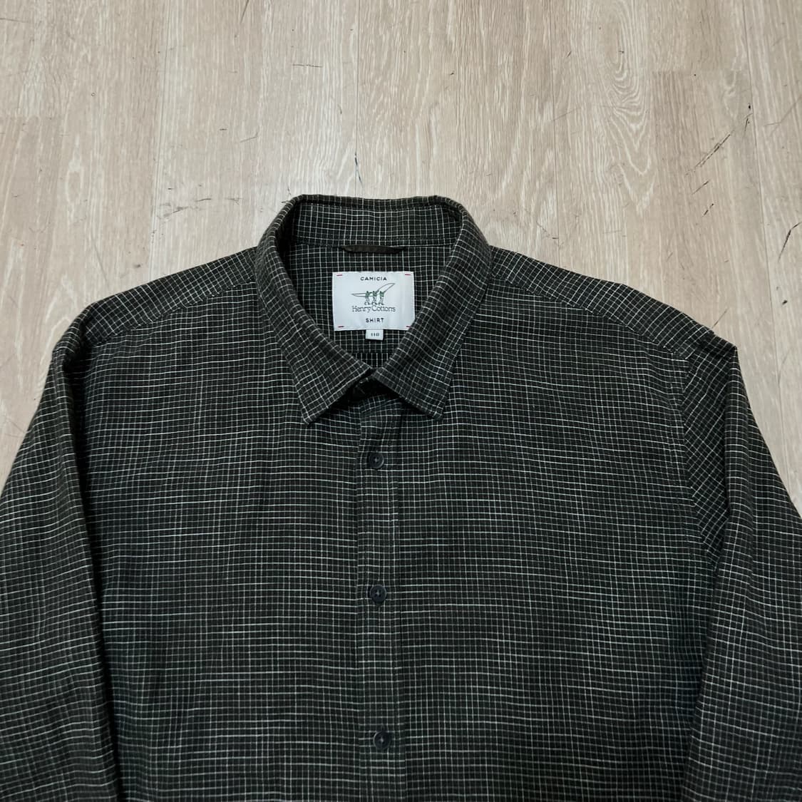 헨리코튼 남성 스탠다드 체크셔츠 XXL/110  상품이미지2
