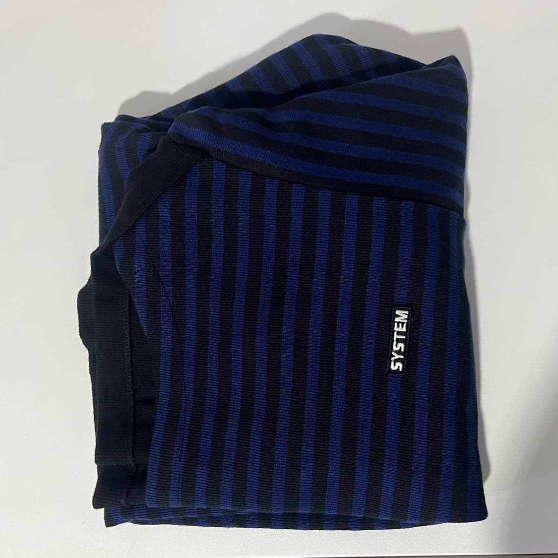 한섬 시스템 스트라이프 보트넥 니트 탑 상품이미지2