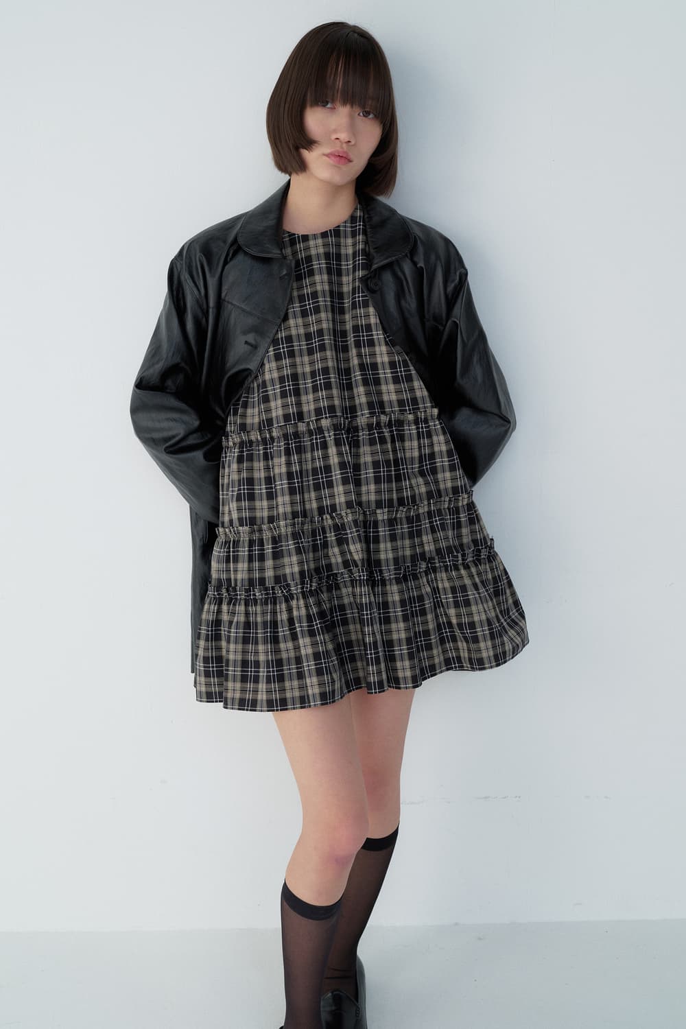 버뮬라 TIERED FRILL DRESS (BLACK) 상품이미지3