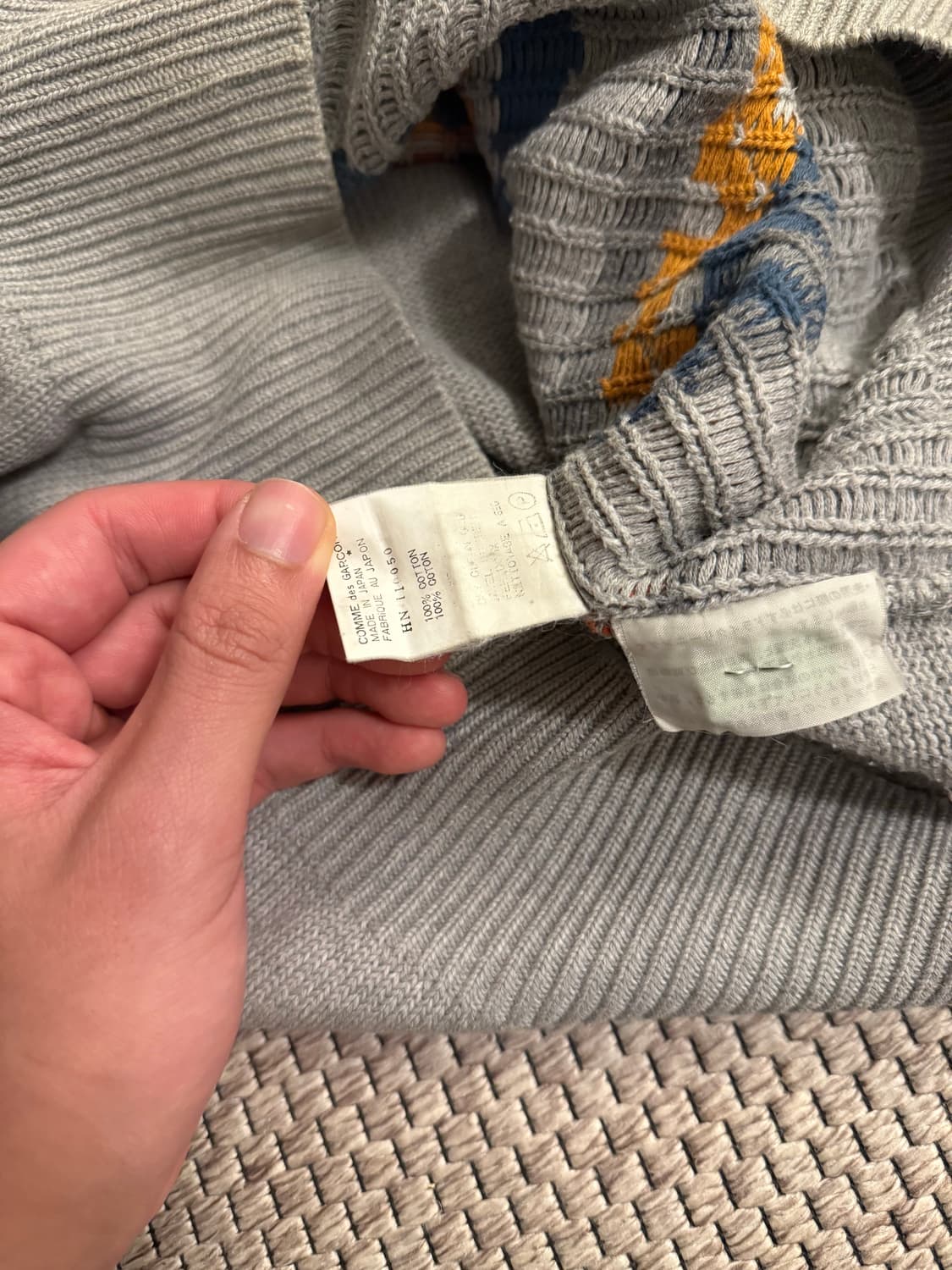 AD1991 꼼데가르송 옴므 니트 상품이미지3