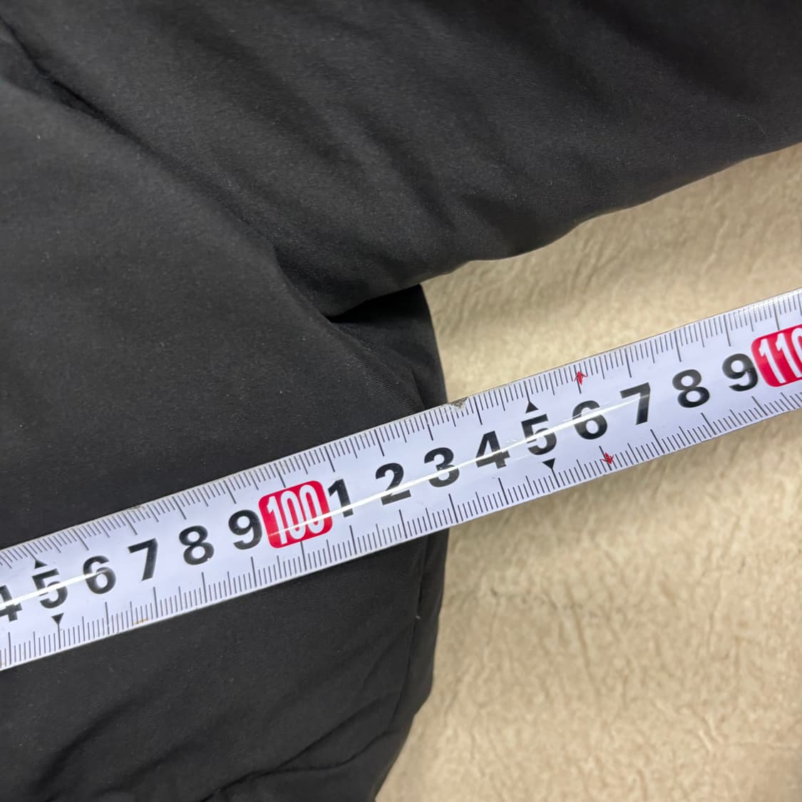 노스페이스 스몰로고 구스다운 블랙 롱패딩 상품이미지5