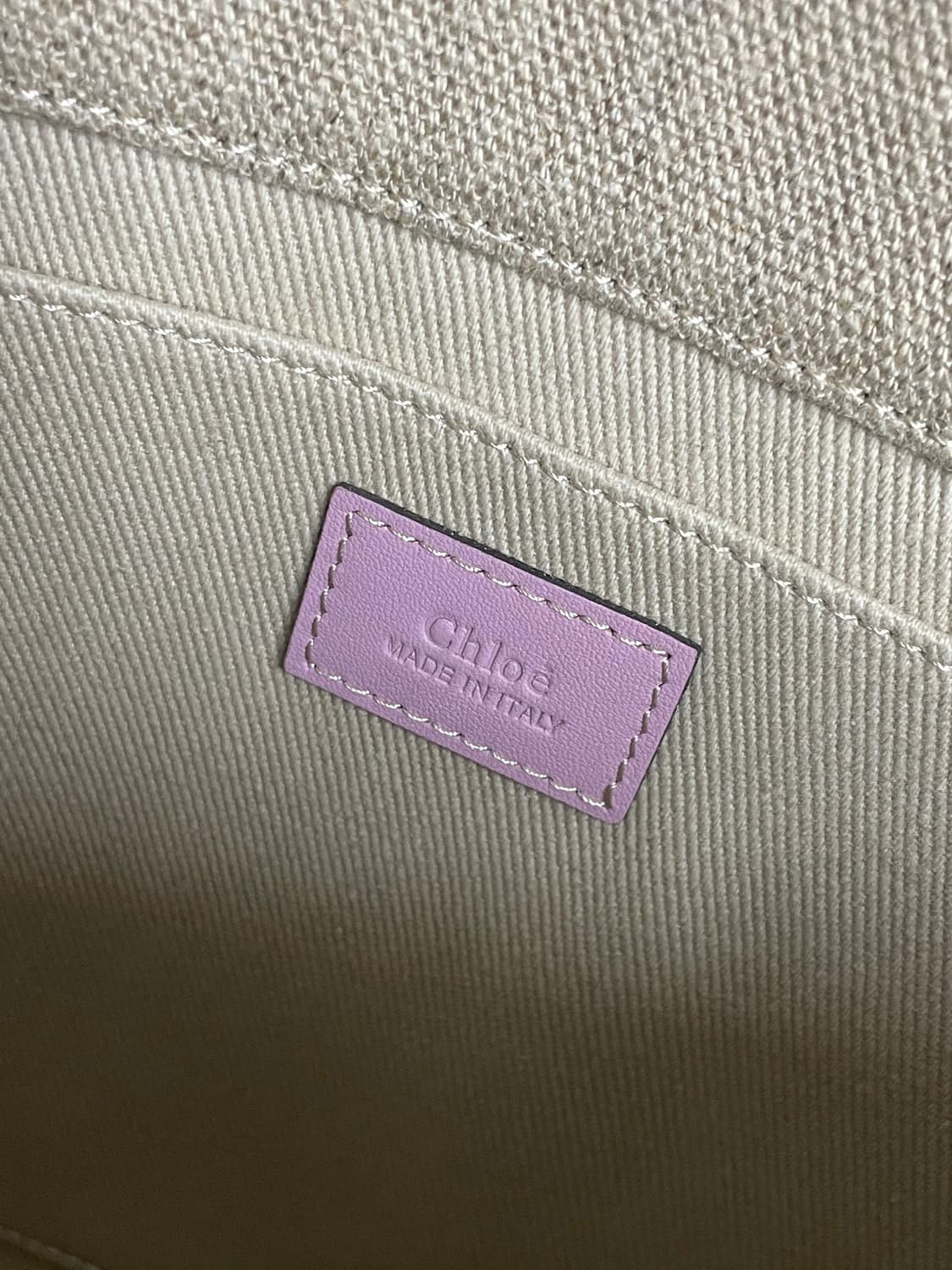 CHLOE 끌로에 우디 토트백 미듐 라벤더 상품이미지9