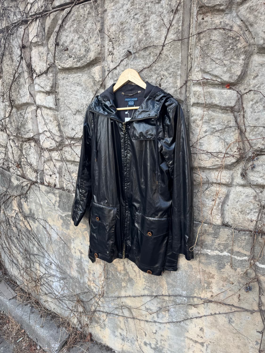 폴로 랄프로렌 빈티지 레인 코트 여성 상품이미지3