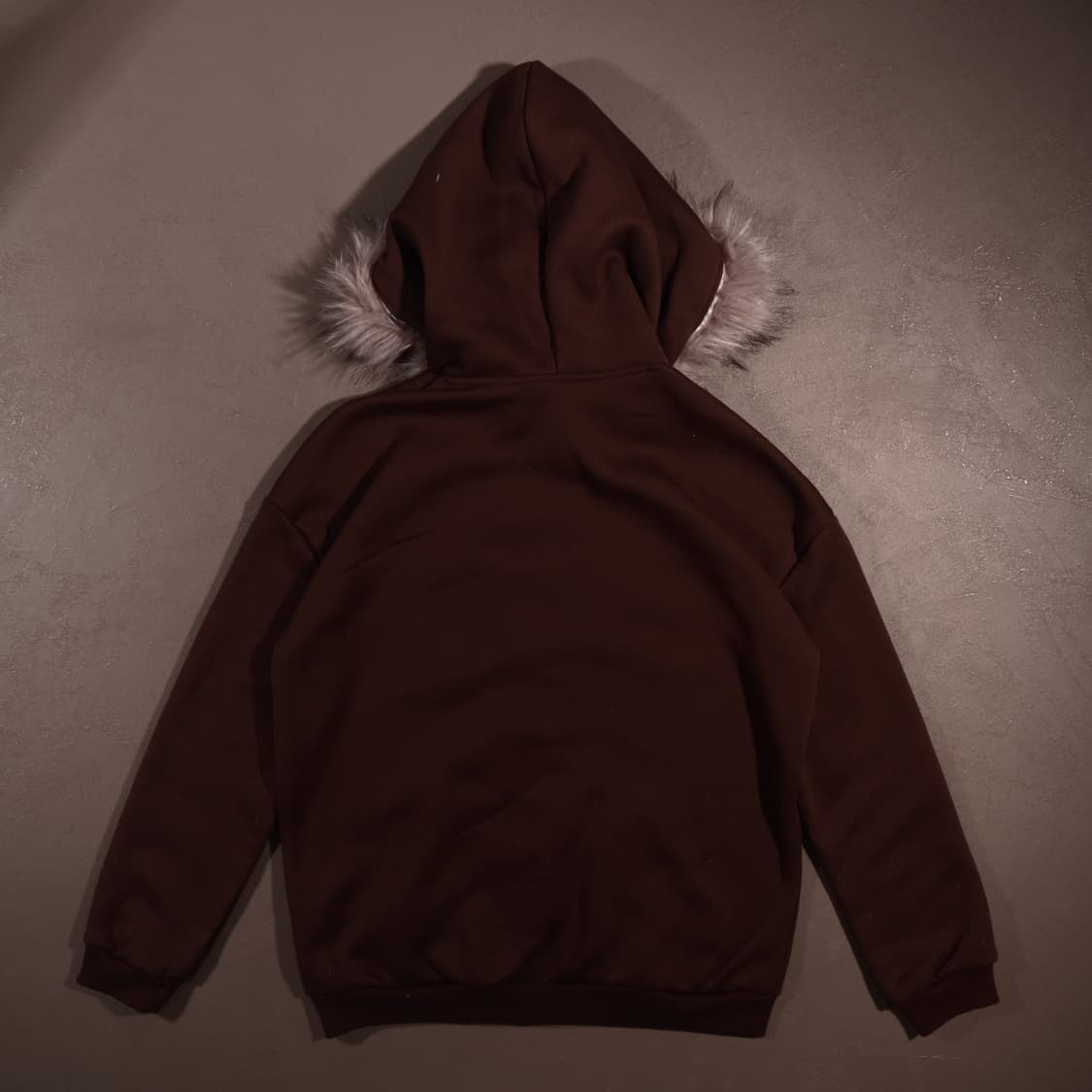 일본빈티지 그런지 퍼 후드집업 상품이미지4