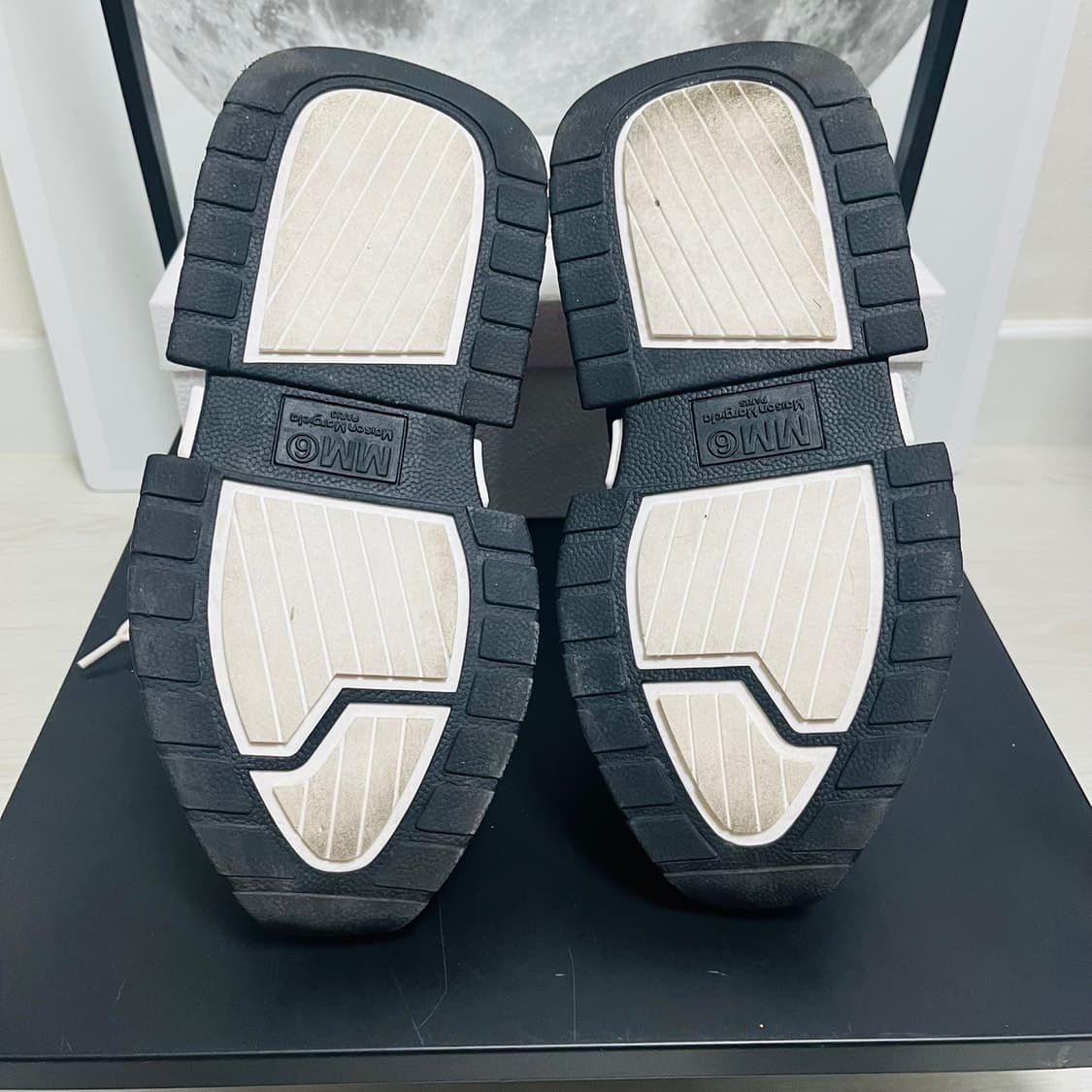 정품 39) MM6 마르지엘라 트라이컬러 스니커즈 250~255 상품이미지5