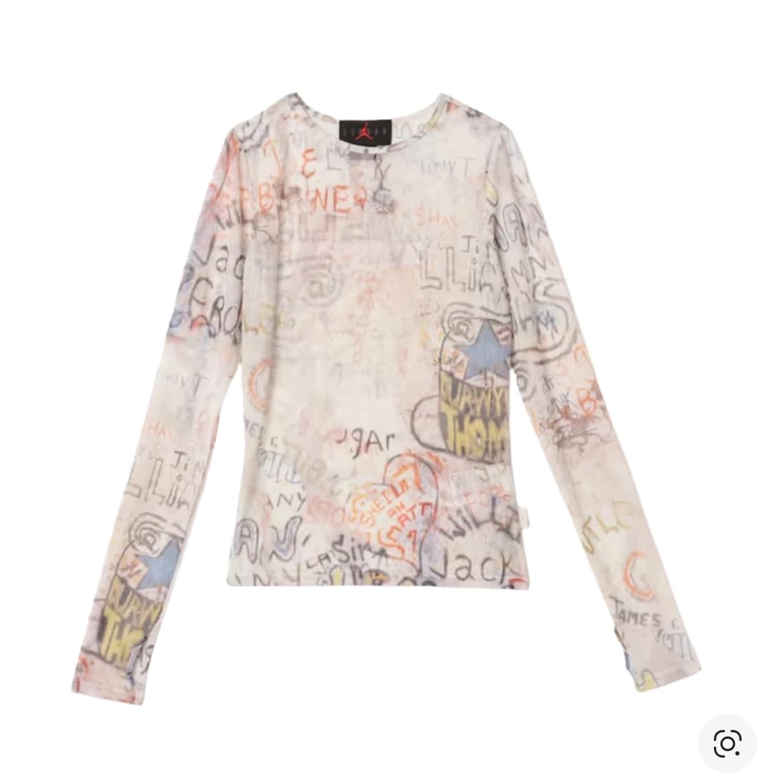 조던 메쉬 롱슬리브 탑 상품이미지1