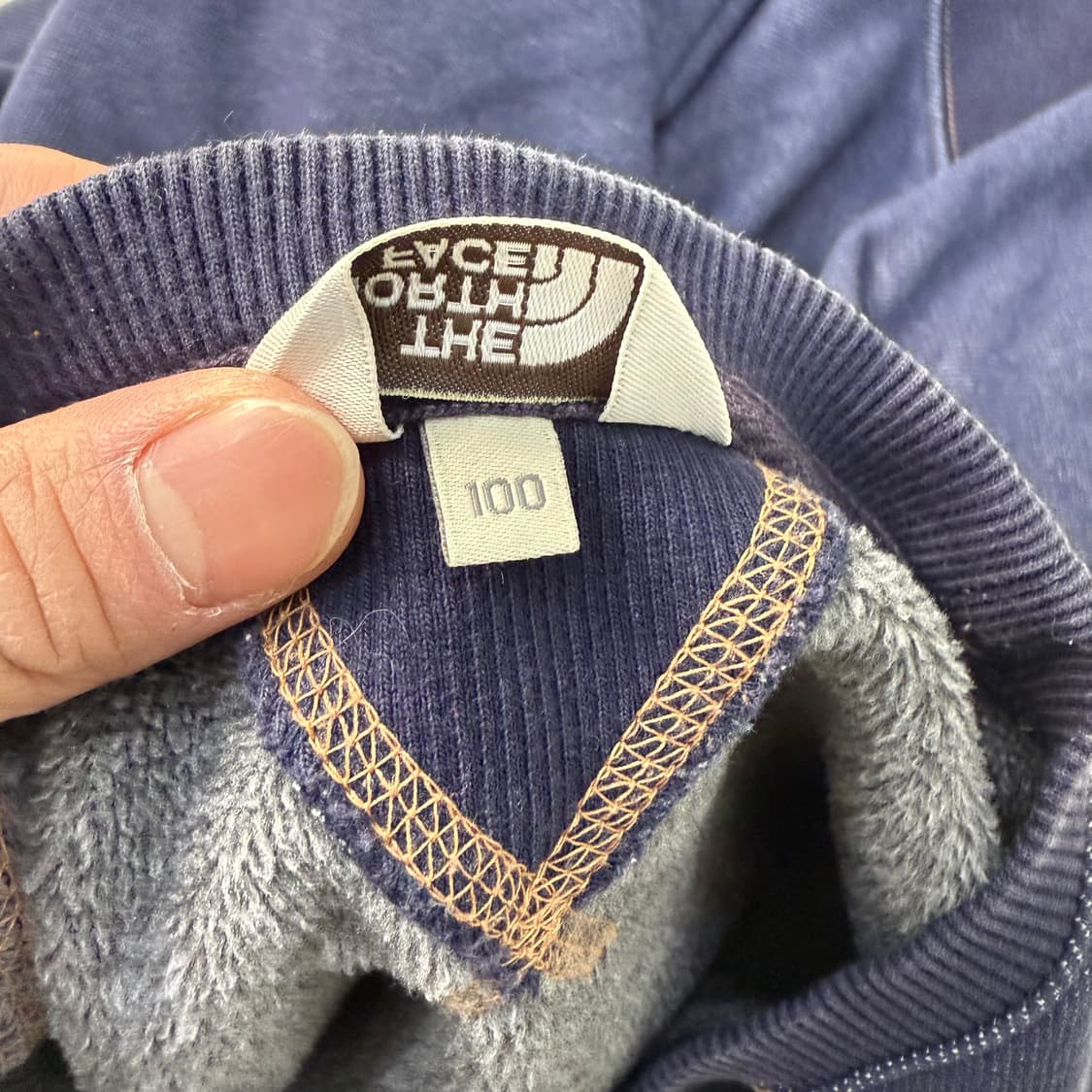 [L] 노스페이스 크루넥 기모 긴팔티셔츠 1230T1 상품이미지3