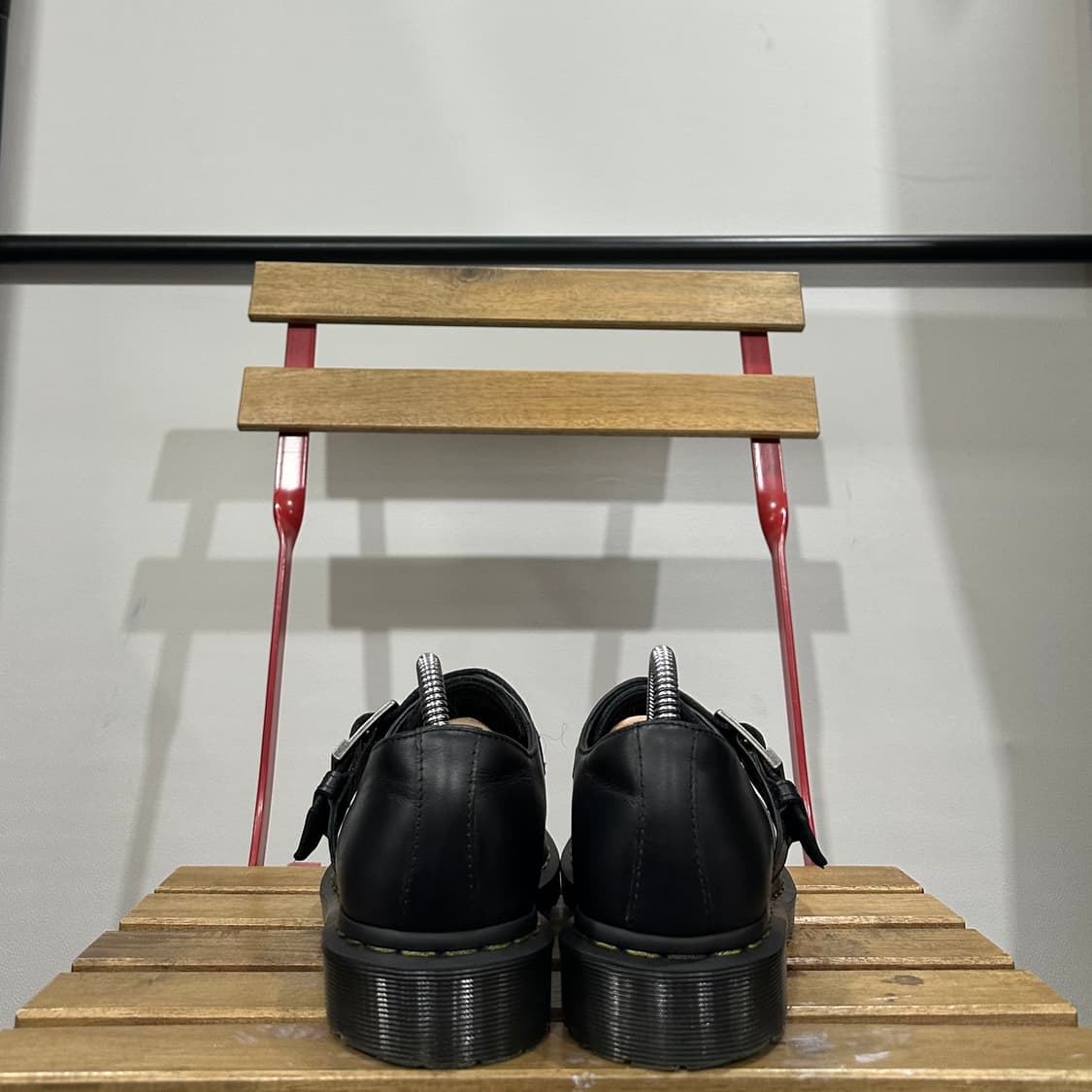 UK7) 닥터마틴 로퍼 남성 남자 구두 1461 블랙 버클 풀업 상품이미지4