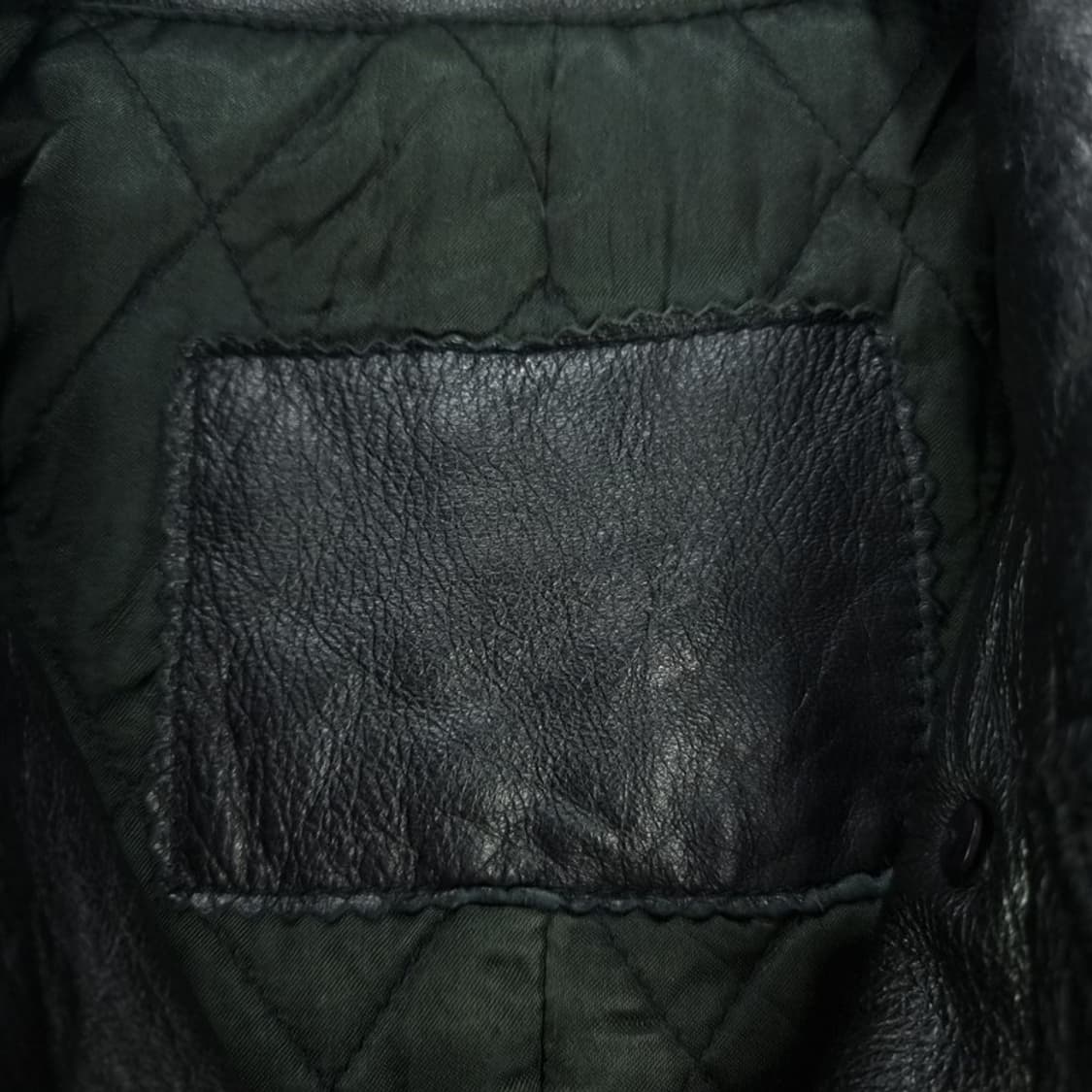 [빈티지] 리얼레더 가죽 코트 블랙 M19362 상품이미지7