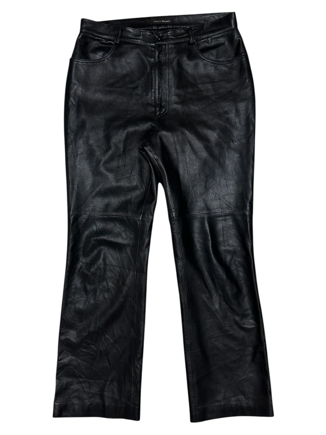 빈티지 쉽스킨 레더 부츠컷 팬츠 517 상품이미지1