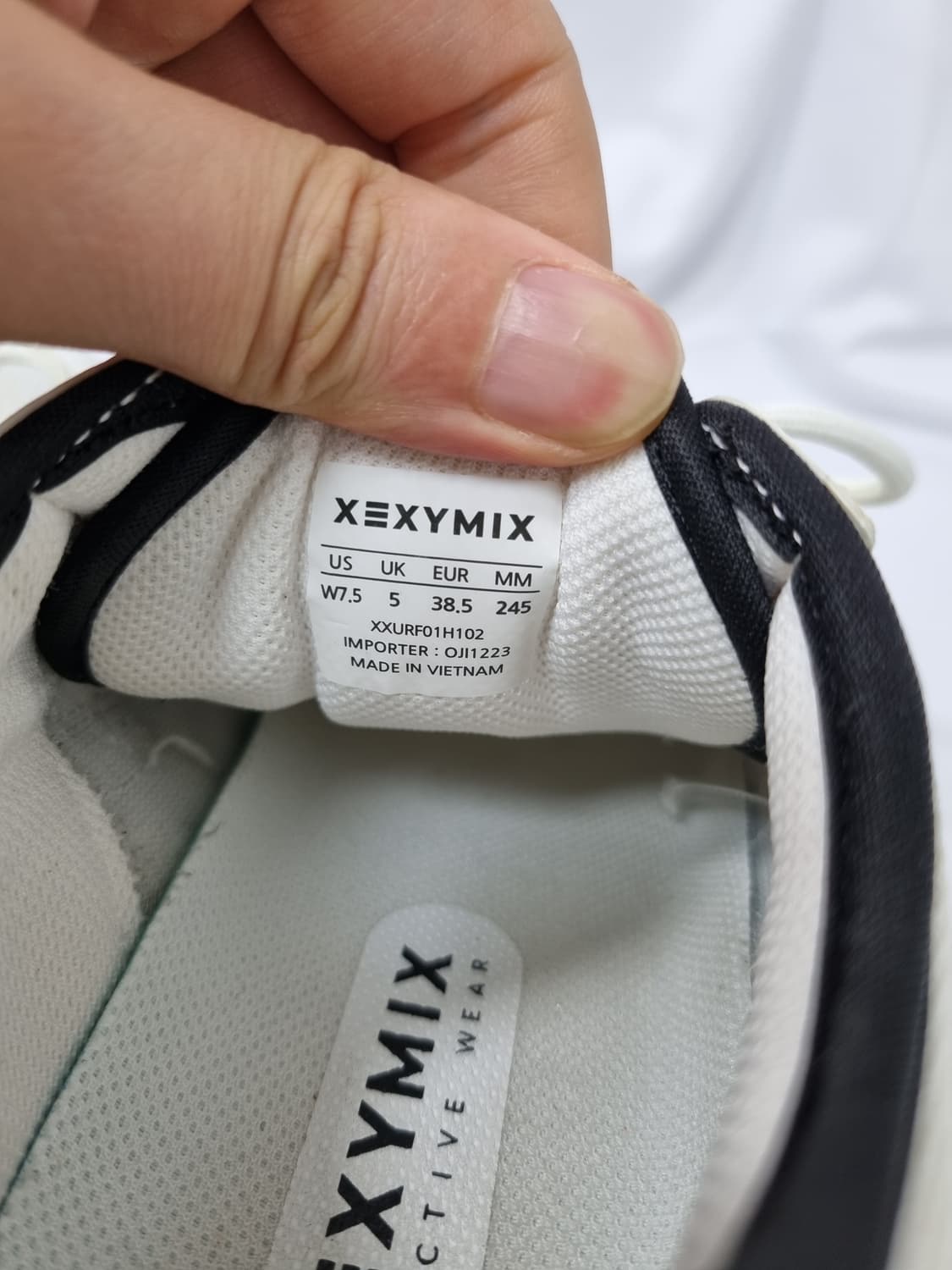 245 젝시믹스 X-1 라이트핏 화이트 스니커즈 상품이미지4