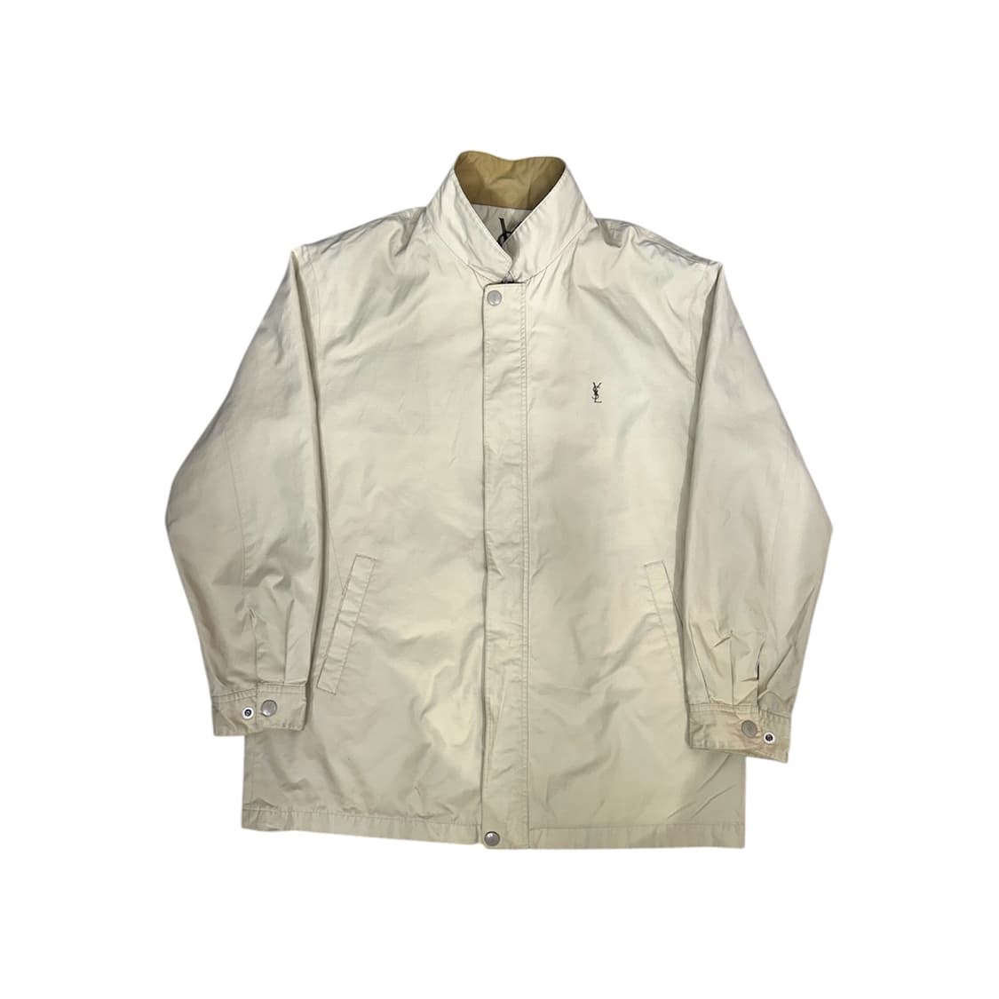 Ysl 입생로랑 아카이브 베이지 블루종 자켓 100 상품이미지5