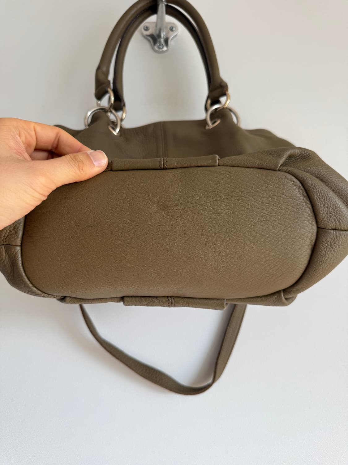 Pre owned 레더 토트 숄더백 상품이미지6