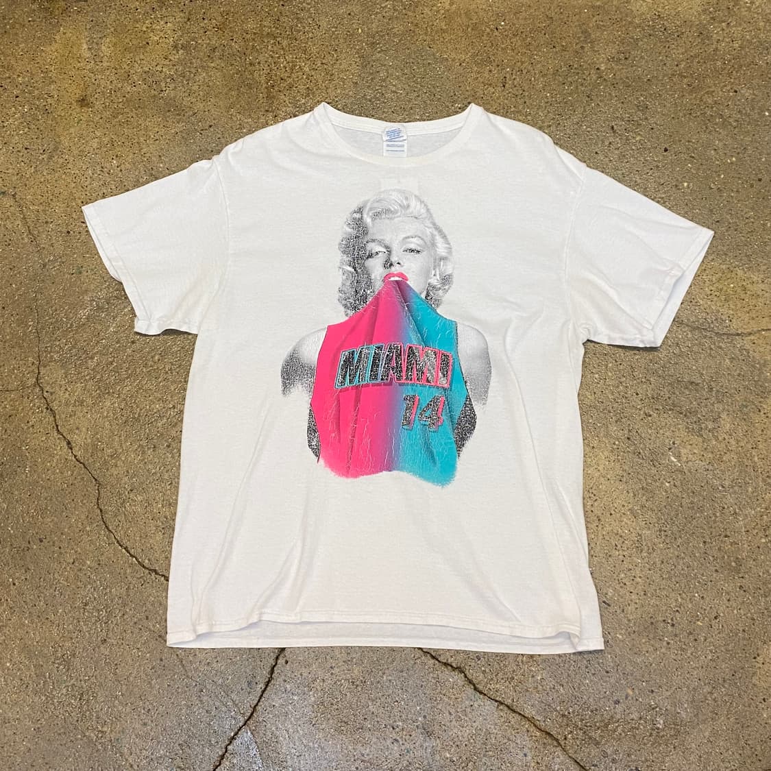미국 빈티지 마를린 먼로 반팔티 상품이미지1