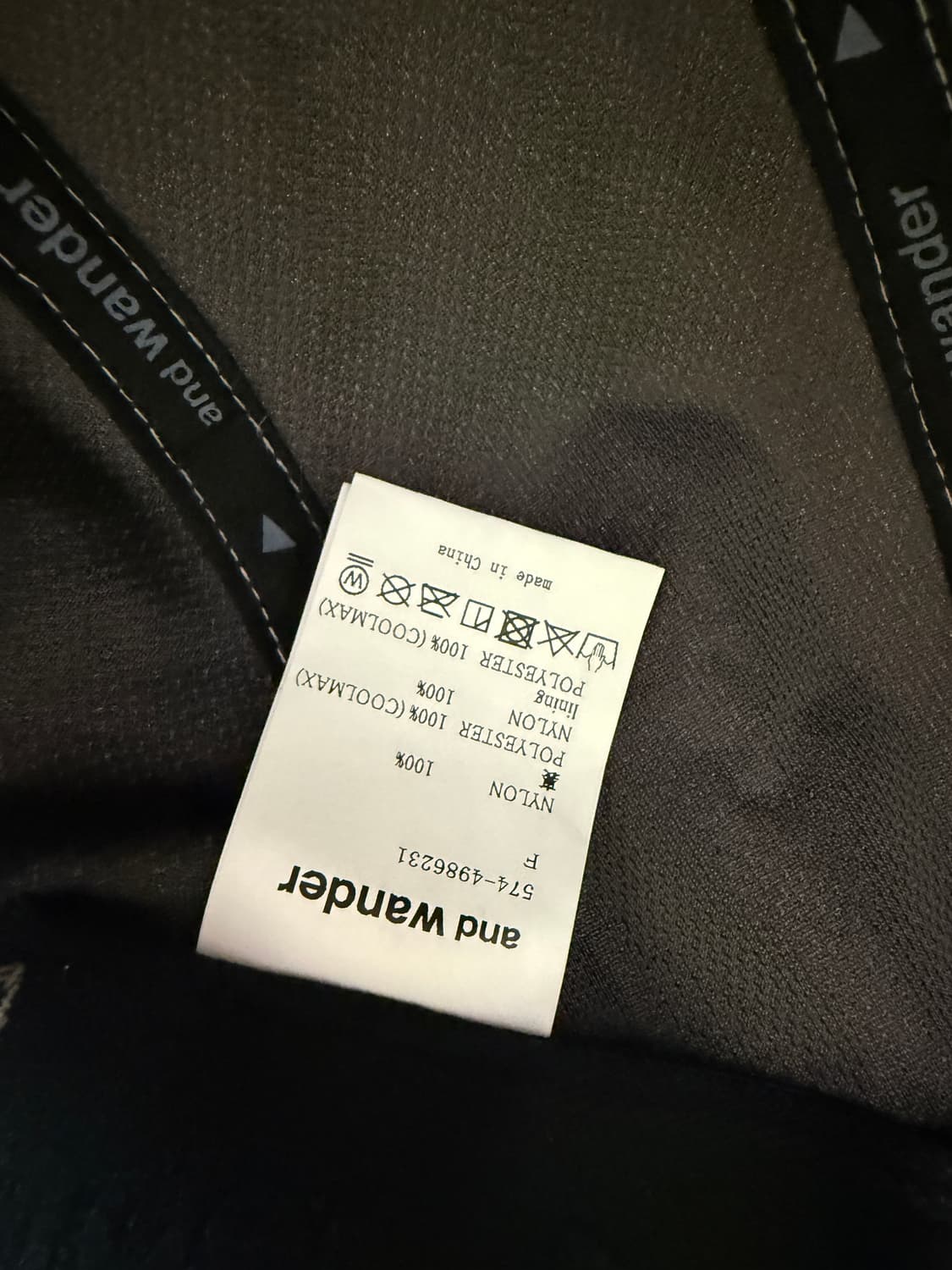 앤드원더 JQ 테이프 캡 아웃도어 모자 상품이미지3