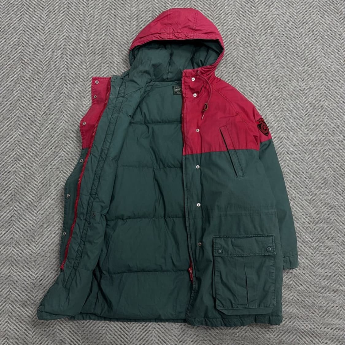 폴로컨트리 배색 야상점퍼 v1549 상품이미지3