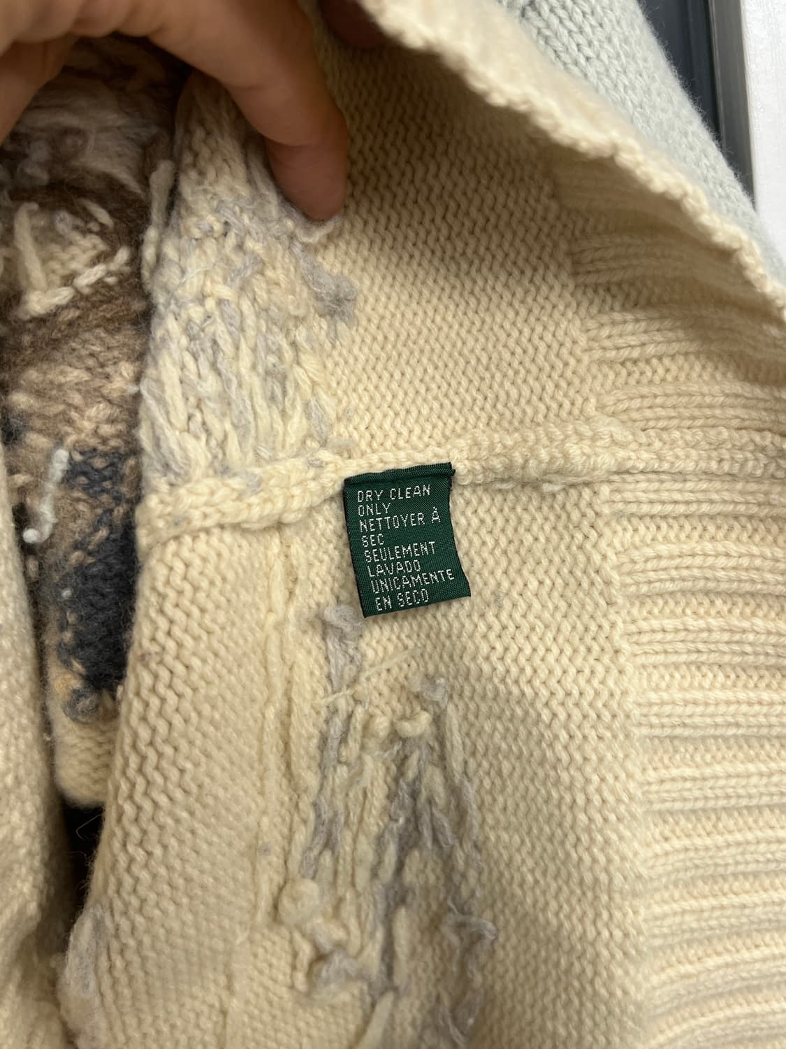 Lauren Ralph Lauren 80s Vintage램스울스키핸드니트 상품이미지6