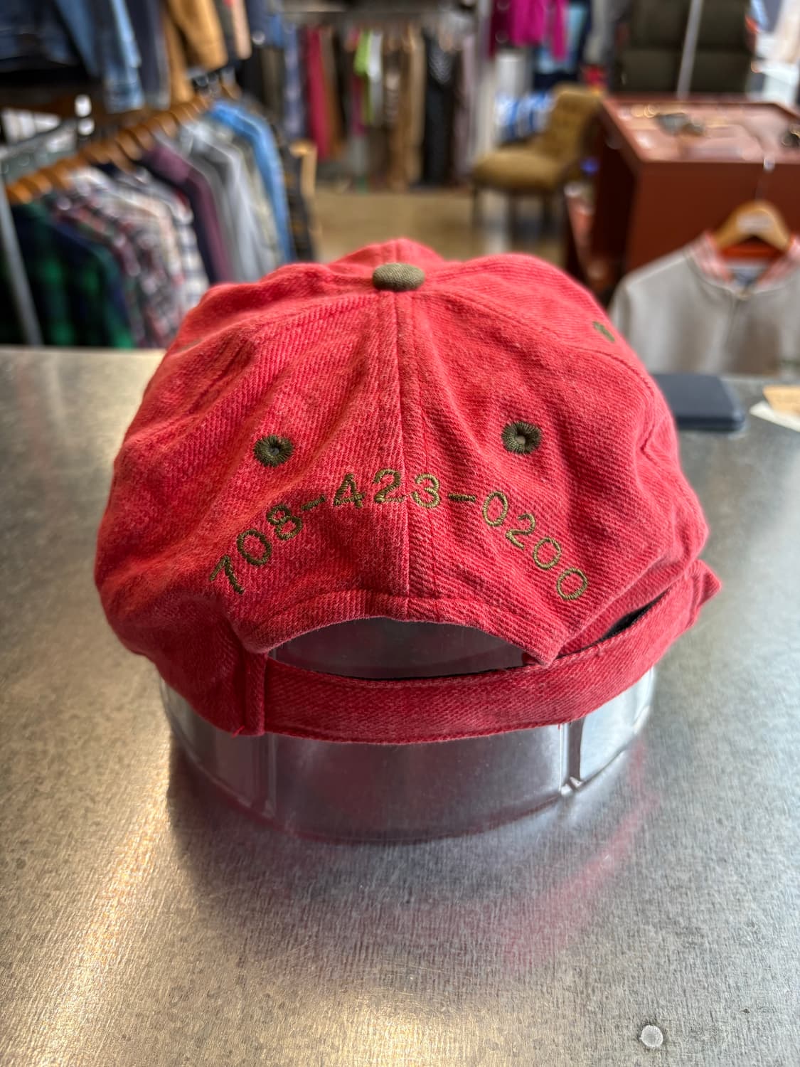 아메리칸 빈티지 배색 투톤 캡 상품이미지5