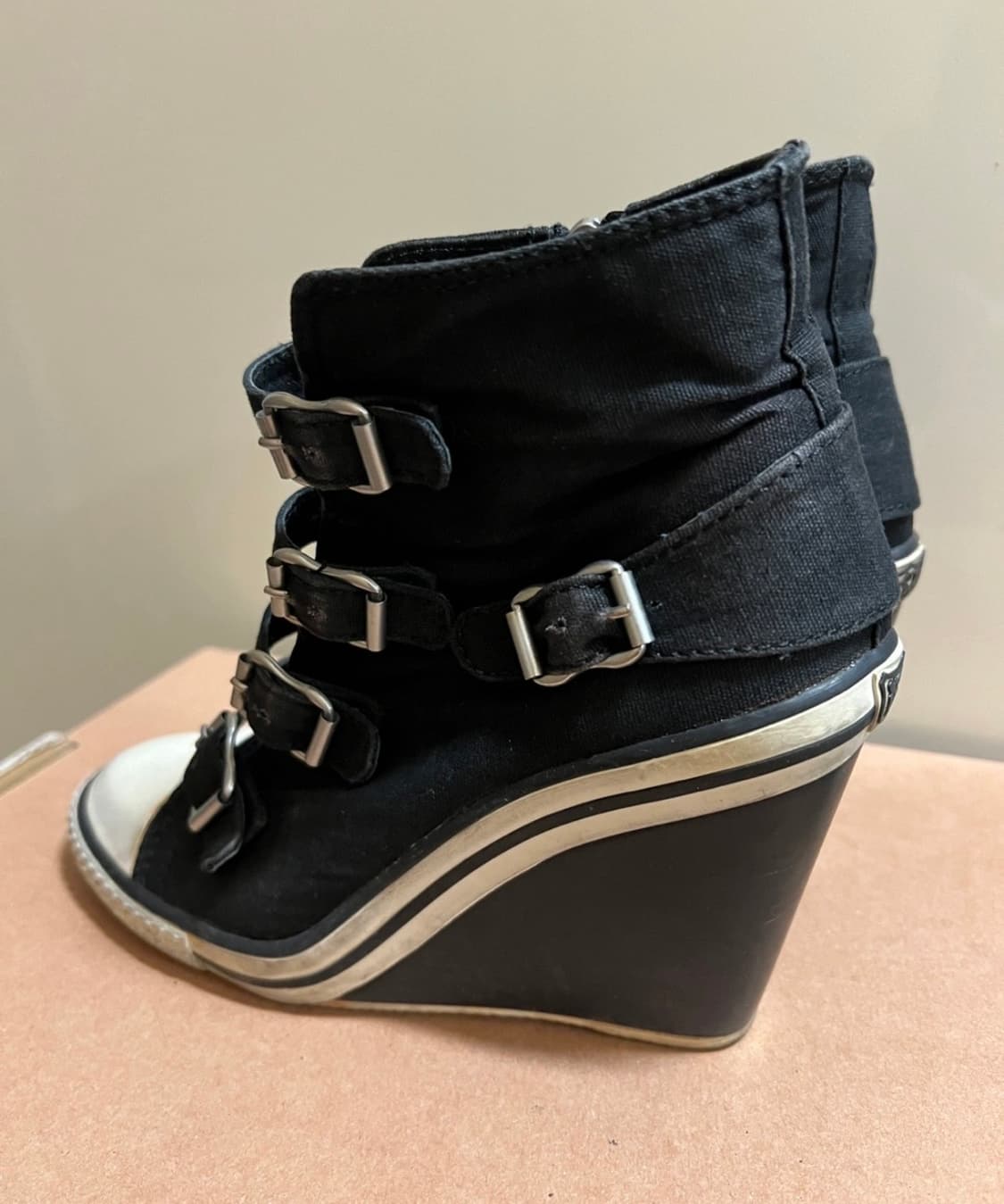 Ash 버진 웨지힐 스니커즈 37 상품이미지1