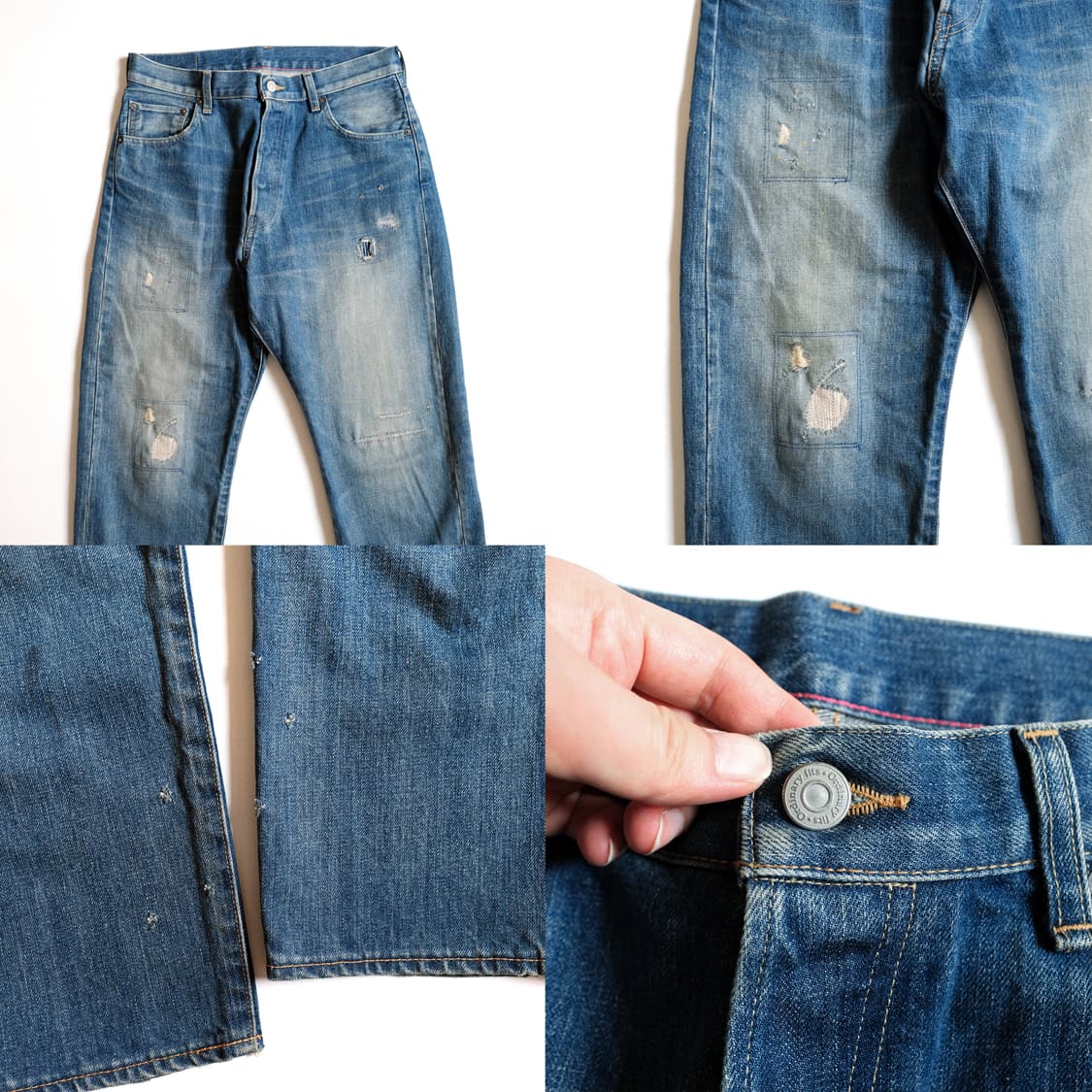 오디너리핏츠 5포켓 루즈 앵클 리메이크 데님 30사이즈 상품이미지5