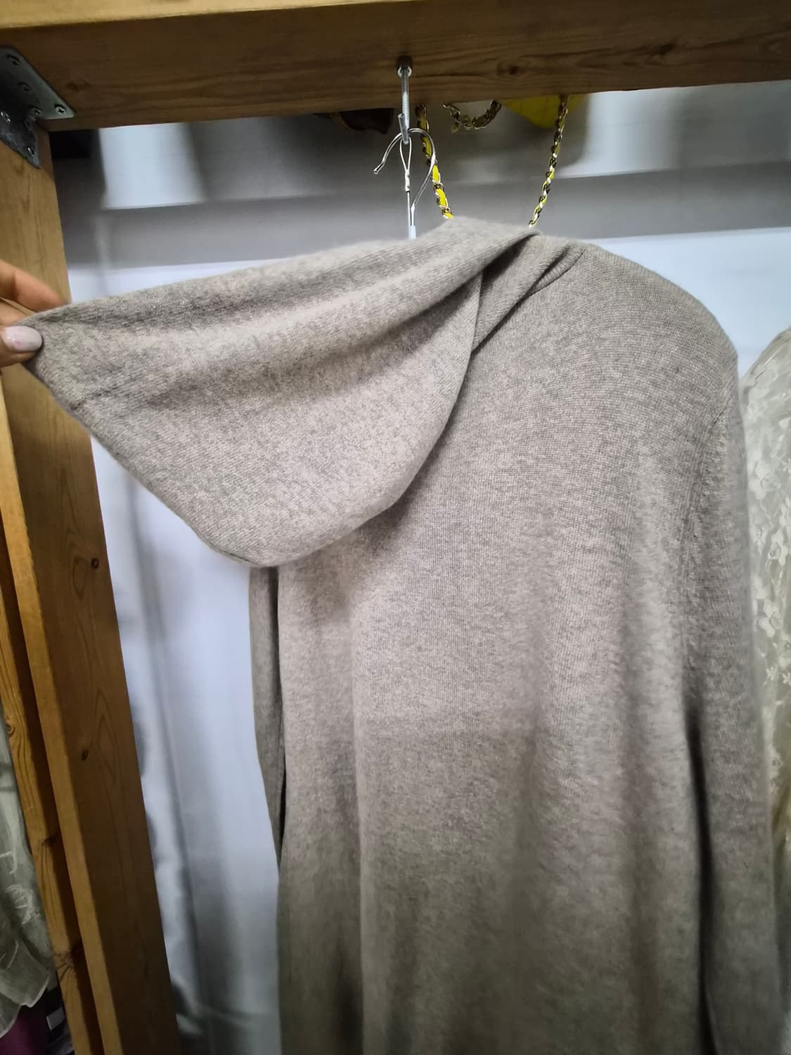 고비  캐시미어 후드롱 가디건 상품이미지7