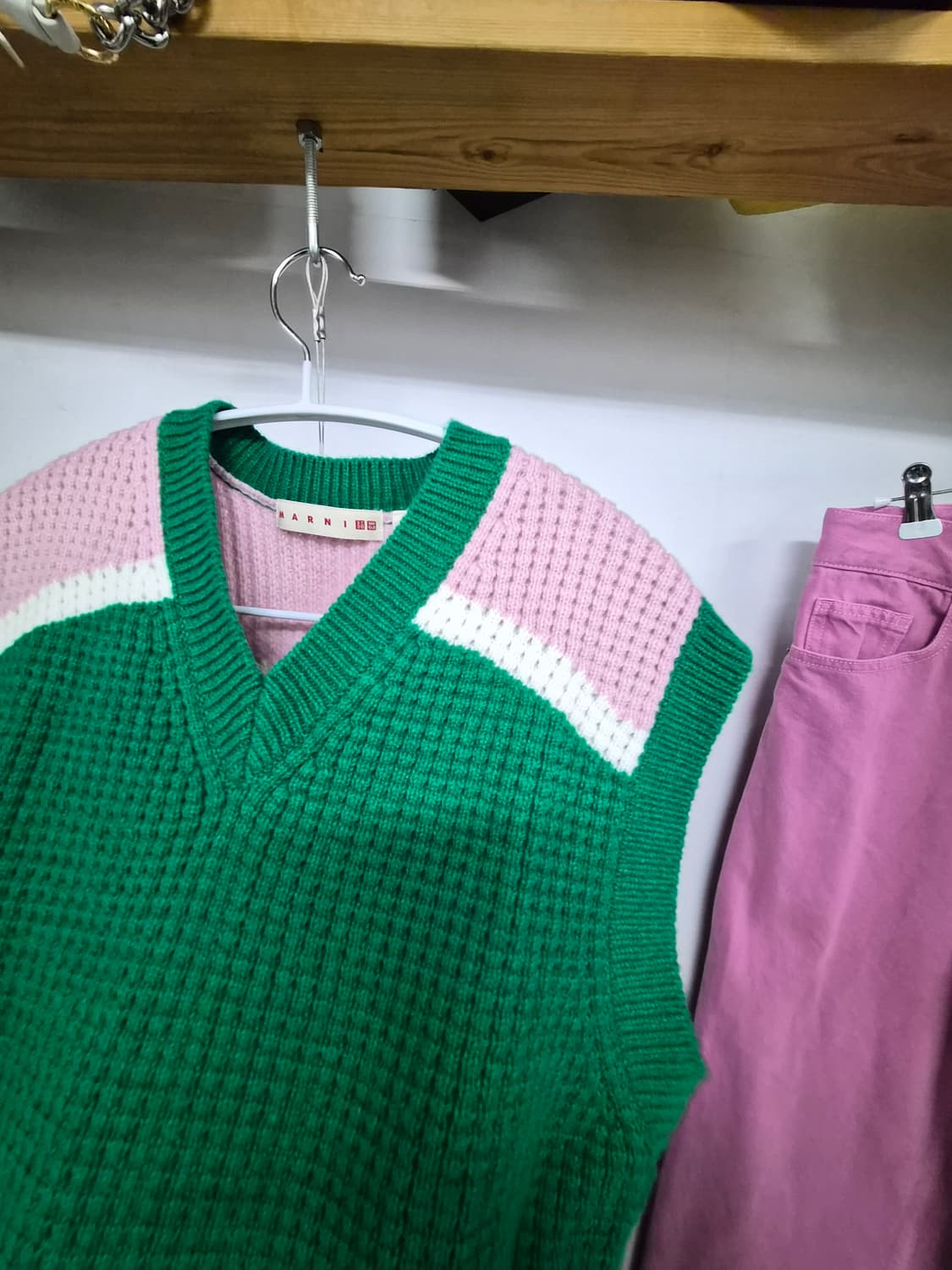 마르니 니트베스트. 코스그린 세미벌룬팬츠 상품이미지5