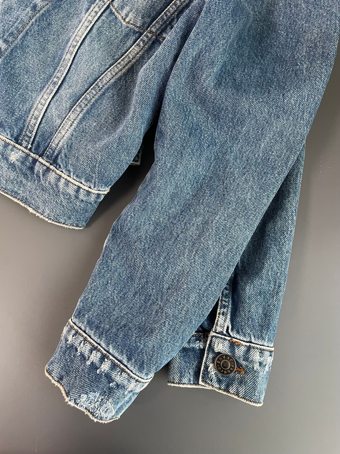 [38] 산드로 펄 트리밍 데님 트러커 자켓 상품이미지6