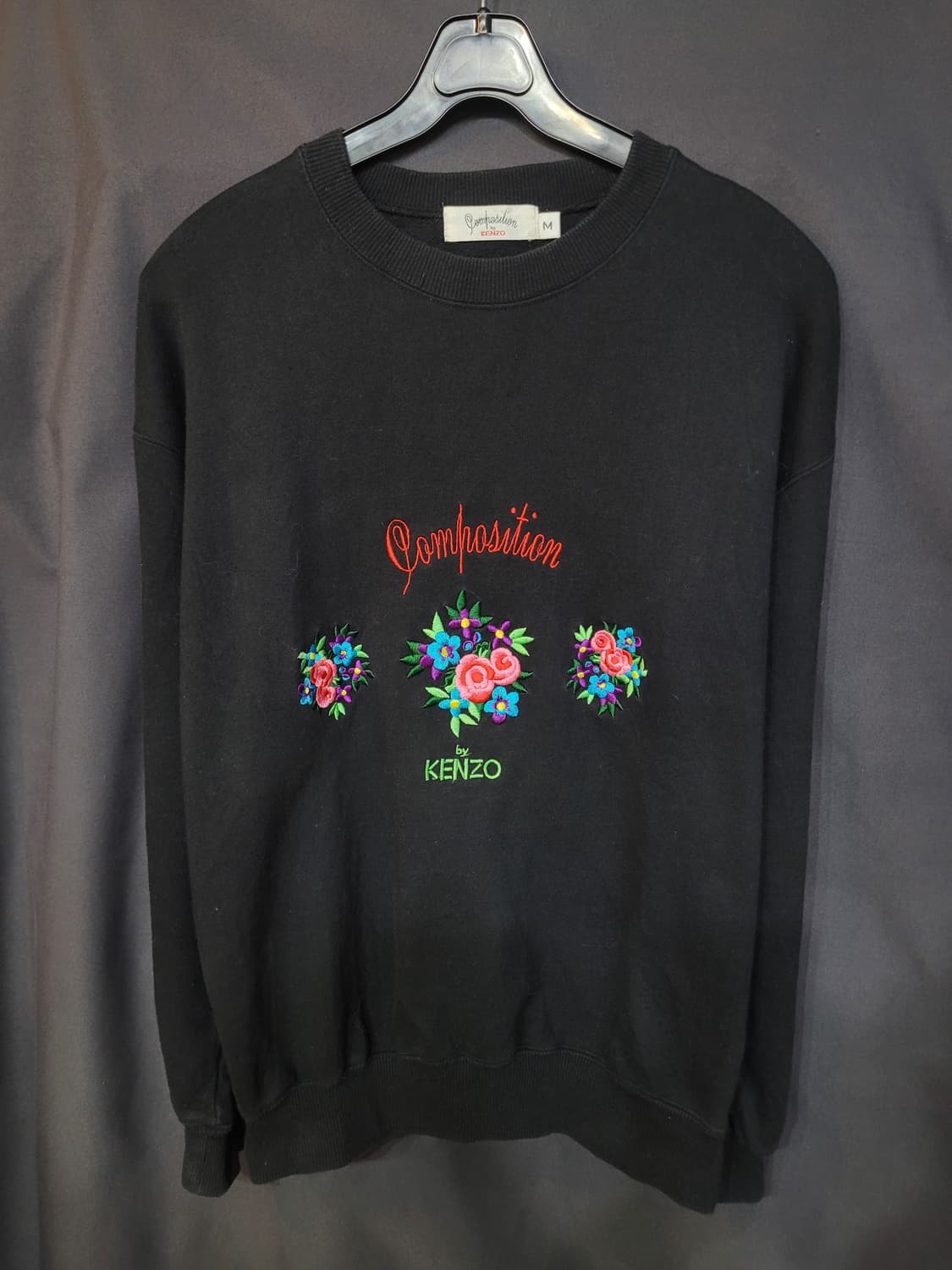 Composition by KENZO 겐조 플로럴 자수로고 맨투맨  상품이미지7