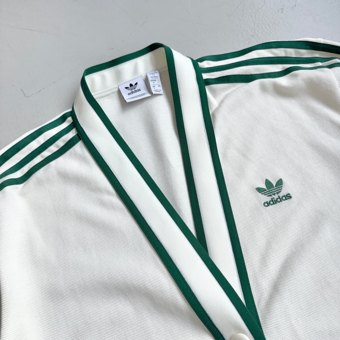 아디다스 신형 파이어버드 흰초 가디건 상품이미지3