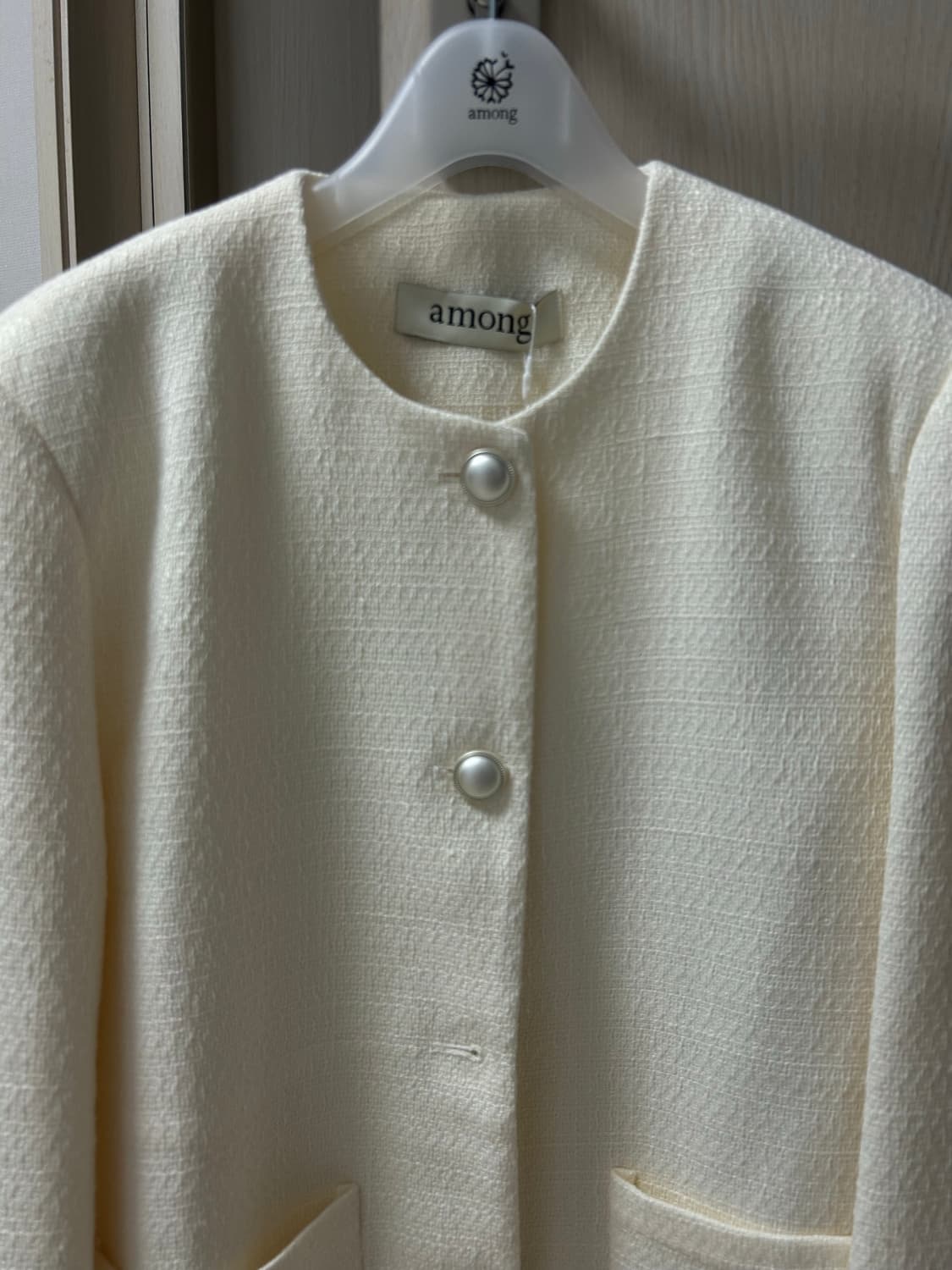 AMONG 어몽 OVER-FIT TWEED JACKET 상품이미지4