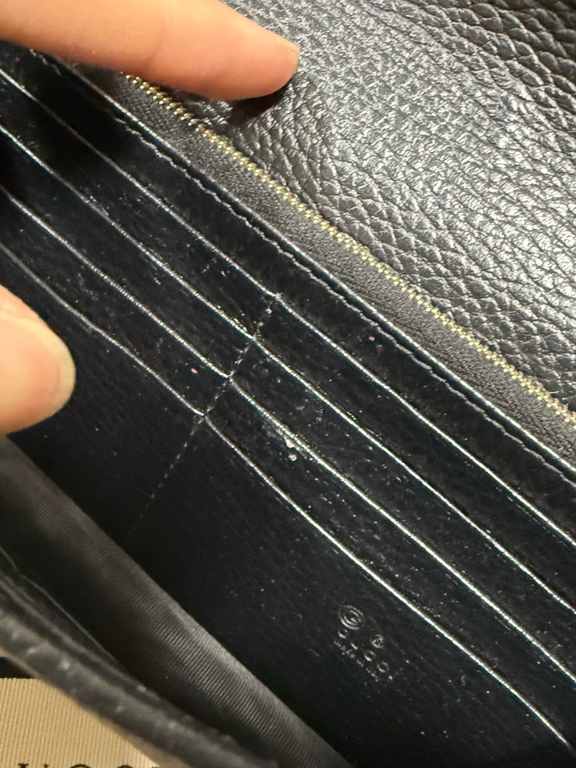 구찌 GG 인터로킹 체인 월렛백 상품이미지7