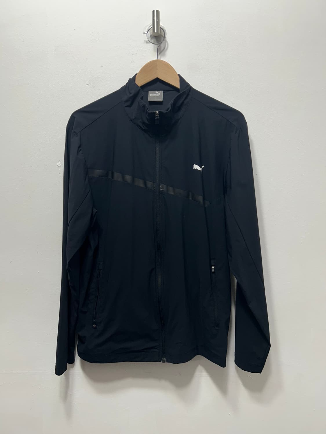 푸마 남성 빅로고 트레이닝 블랙 집업 상의 XL 상품이미지1