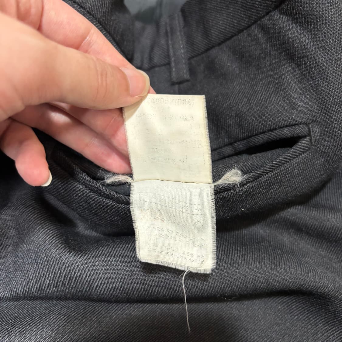 33-34 입생로랑 YSL 블랙 울 슬랙스 상품이미지5