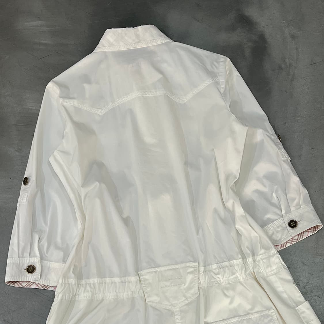  버버리 스트링 셔츠 원피스 y15896 상품이미지5