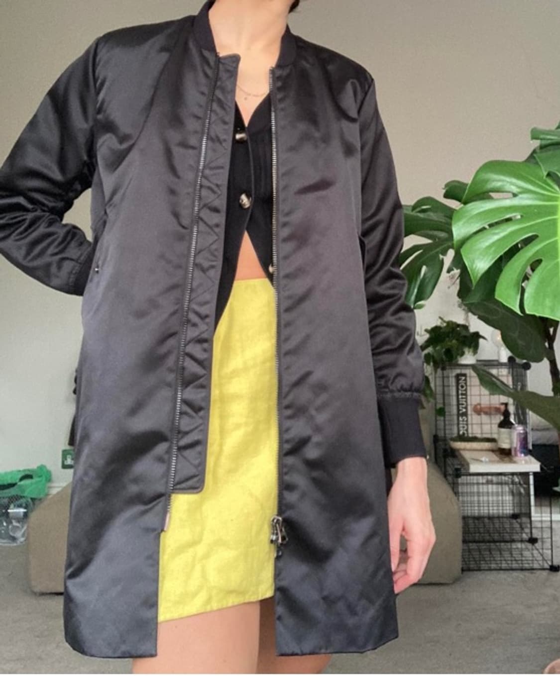 [38]아크네 스튜디오 이클립스 샤인 봄버 자켓 블랙 상품이미지7