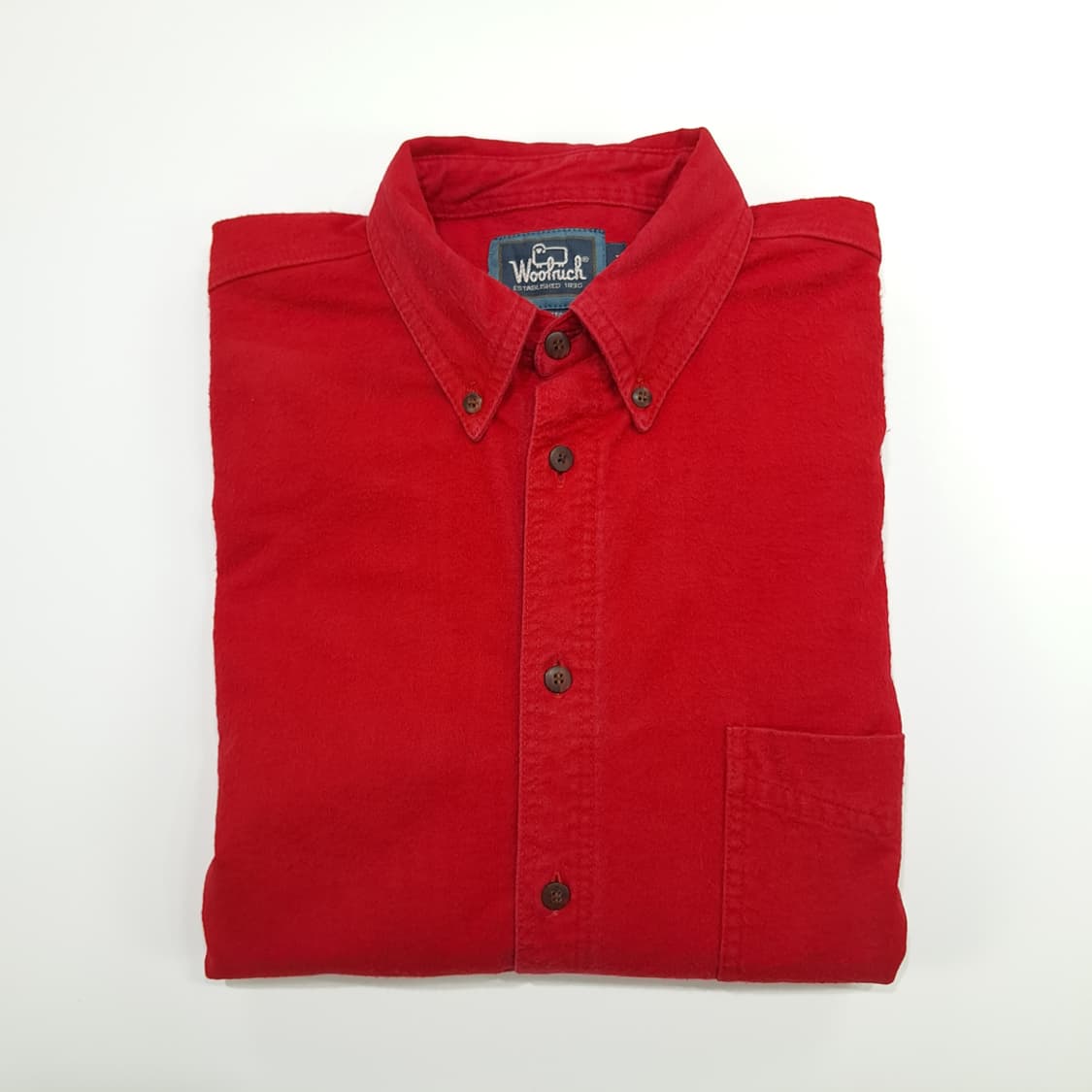 CN930 L 울리치 레드 플란넬 긴팔 셔츠 남방 상품이미지7