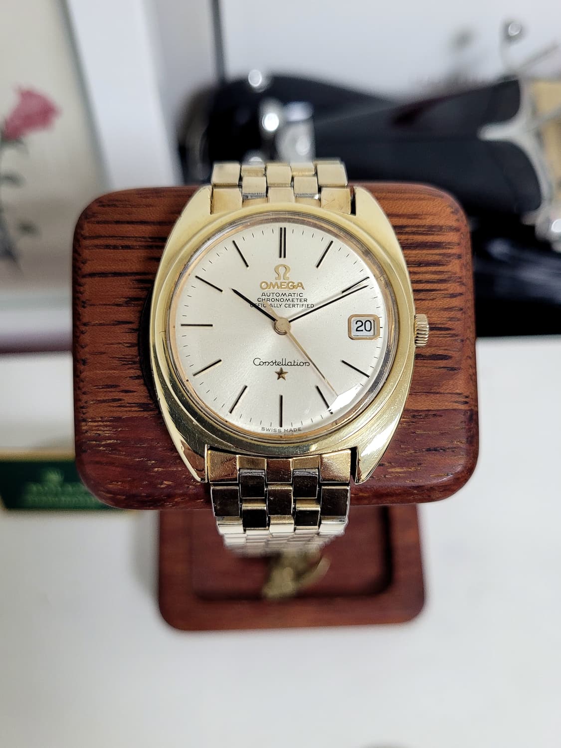 오메가 컨스틸레이션 캡골드 금배꼽 상품이미지6