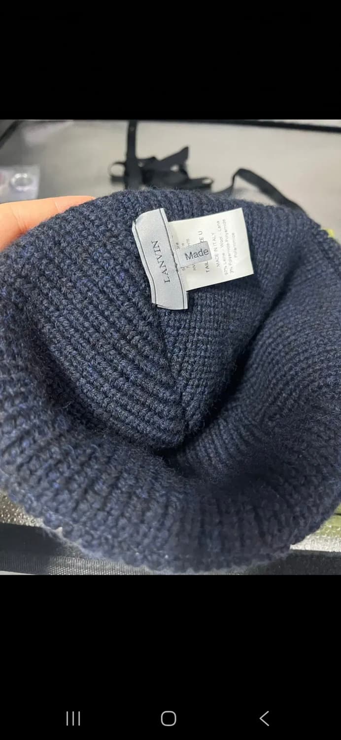 Lanvin 비니 made in italy 상품이미지2