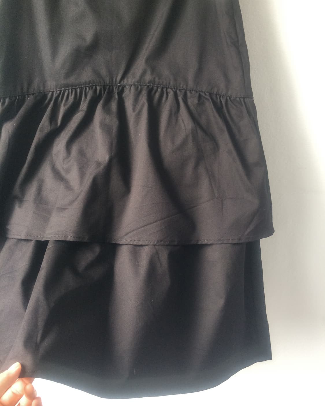 Shirring point layer long skirt 상품이미지4