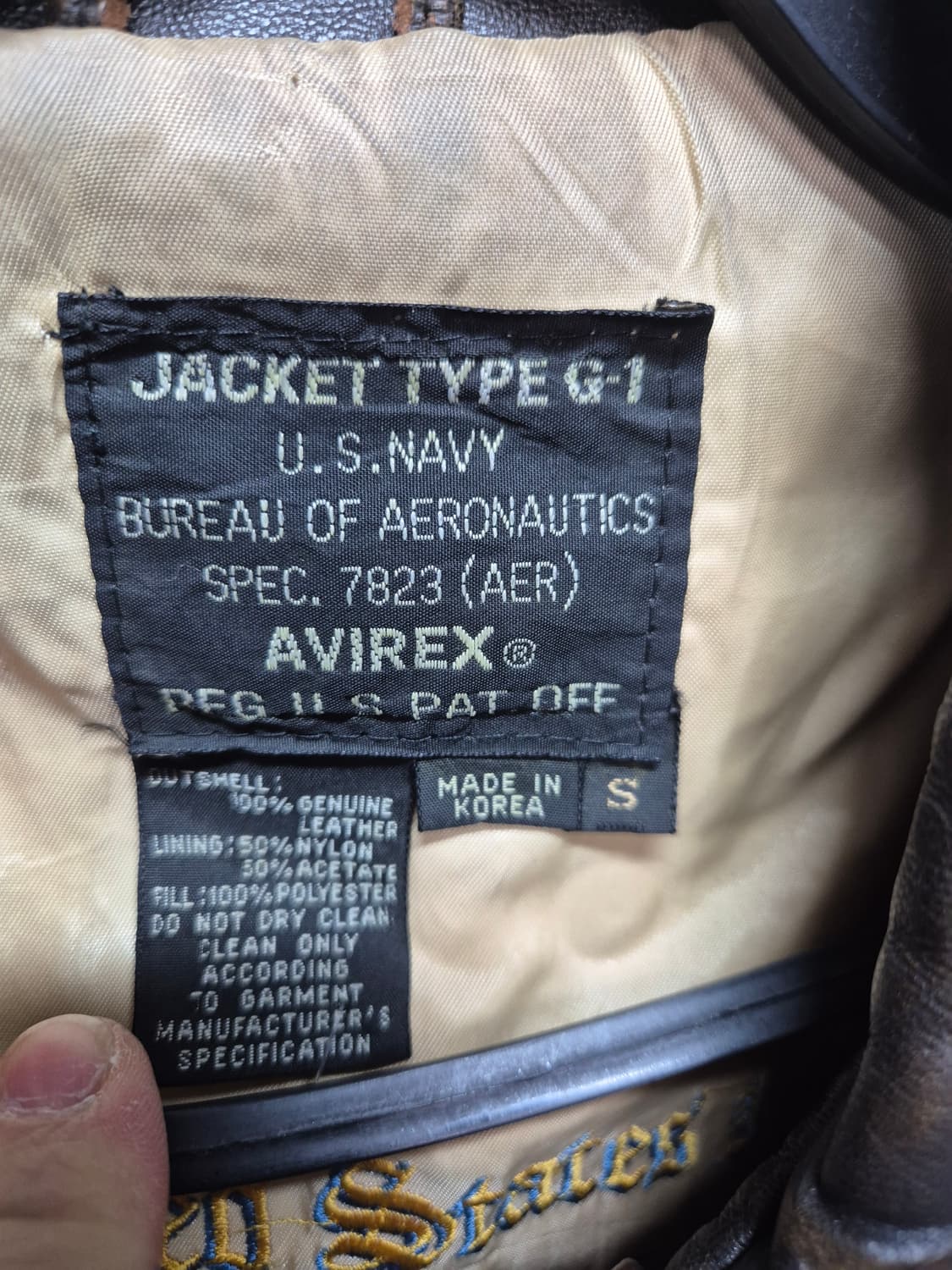 아비렉스 g-1자켓 상품이미지9