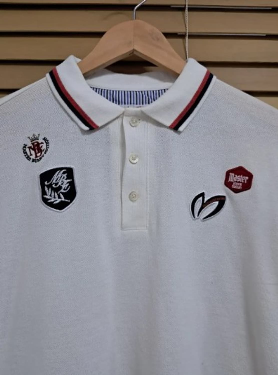 마스터버니에디션 남성 패치반팔PK티셔츠 4사이즈 상품이미지1