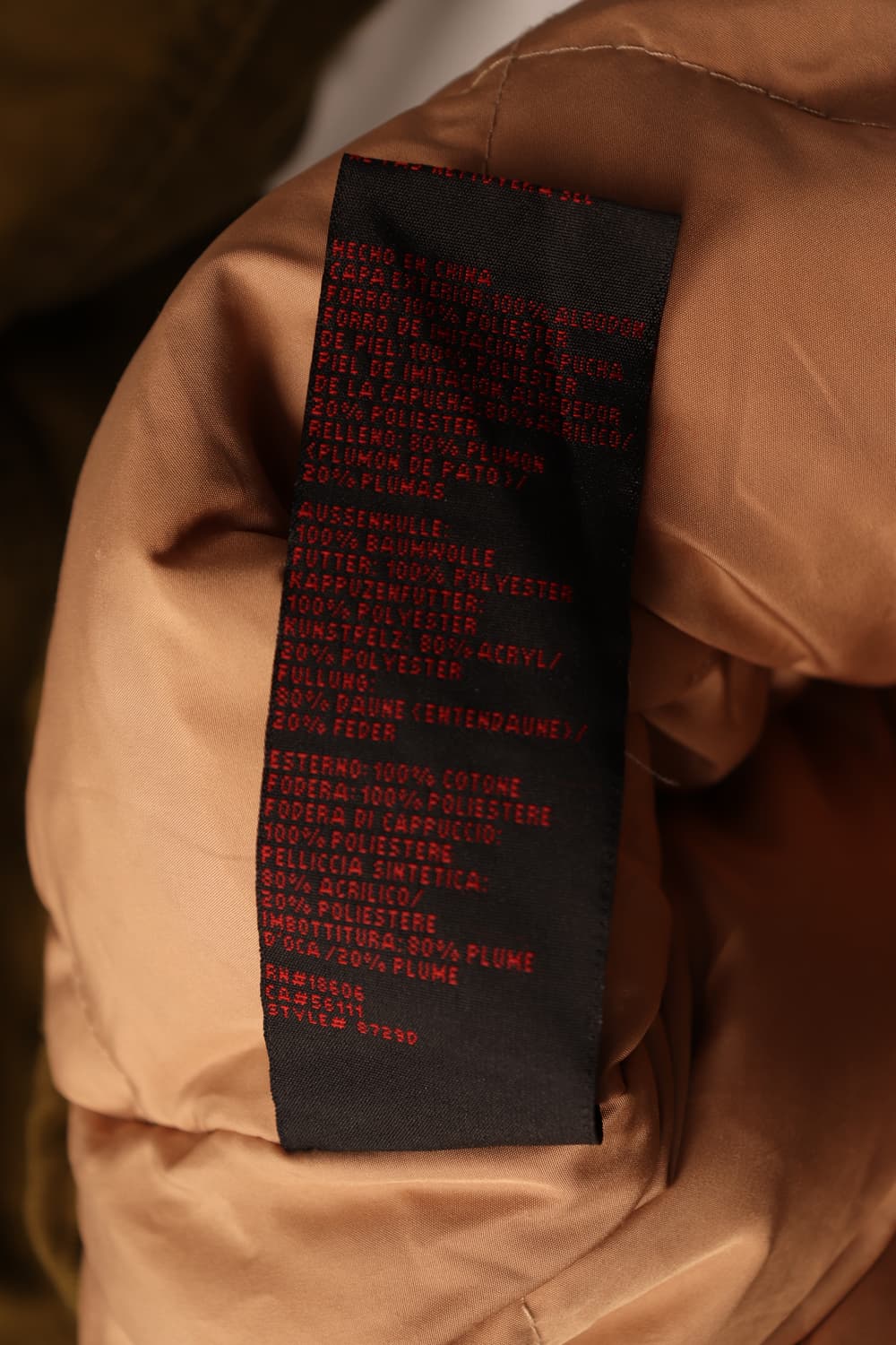 SCHOTT 쇼트 야상 패딩 점퍼 size M 상품이미지7