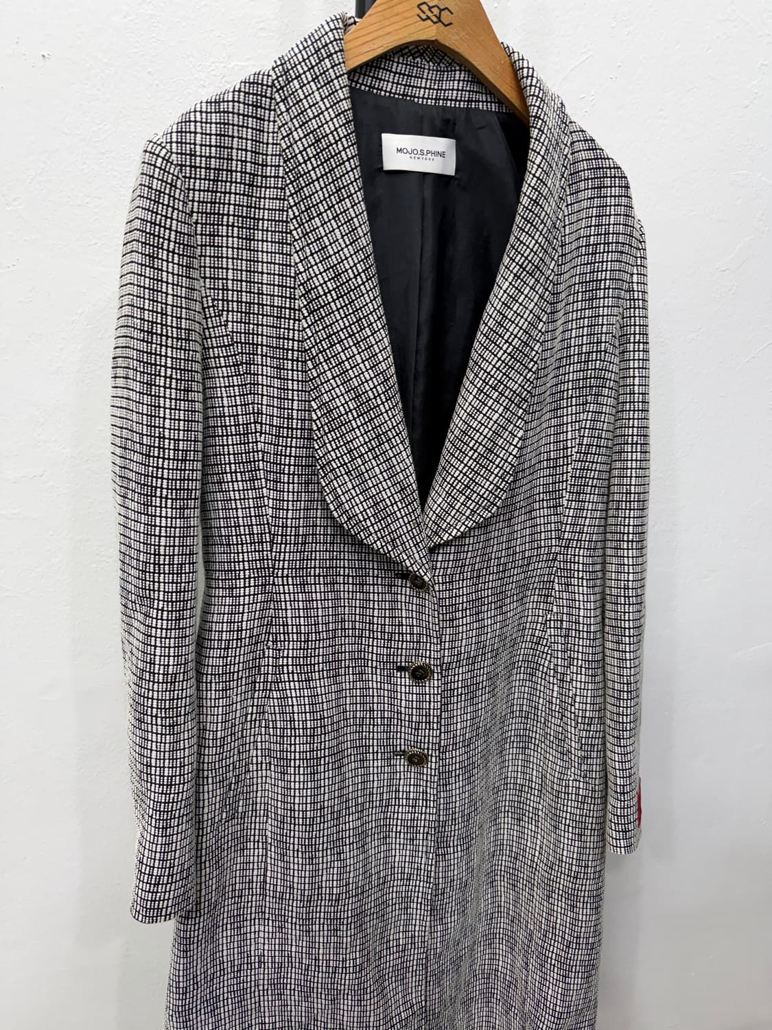 정품) MOJOS.PHINE 체크 패턴 자켓 77 상품이미지2