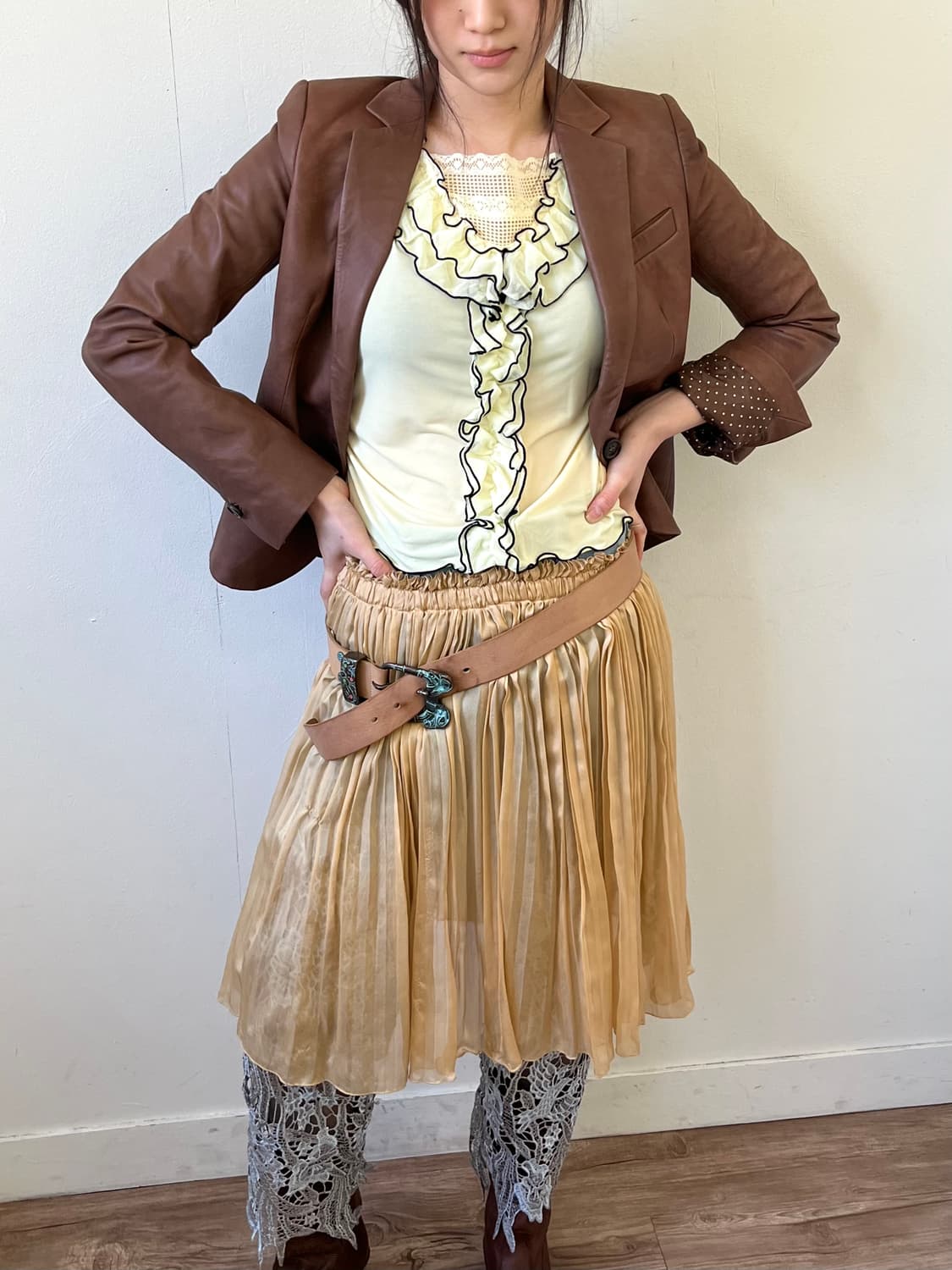 00‘s Diesel 웨스턴 벨트 상품이미지8