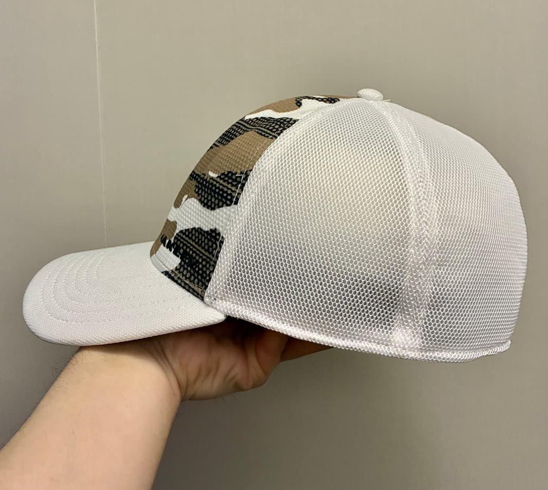 (L~XL)oakley 오클리 카모 화이트 플렉스핏 트러커 메쉬캡 모자 상품이미지3