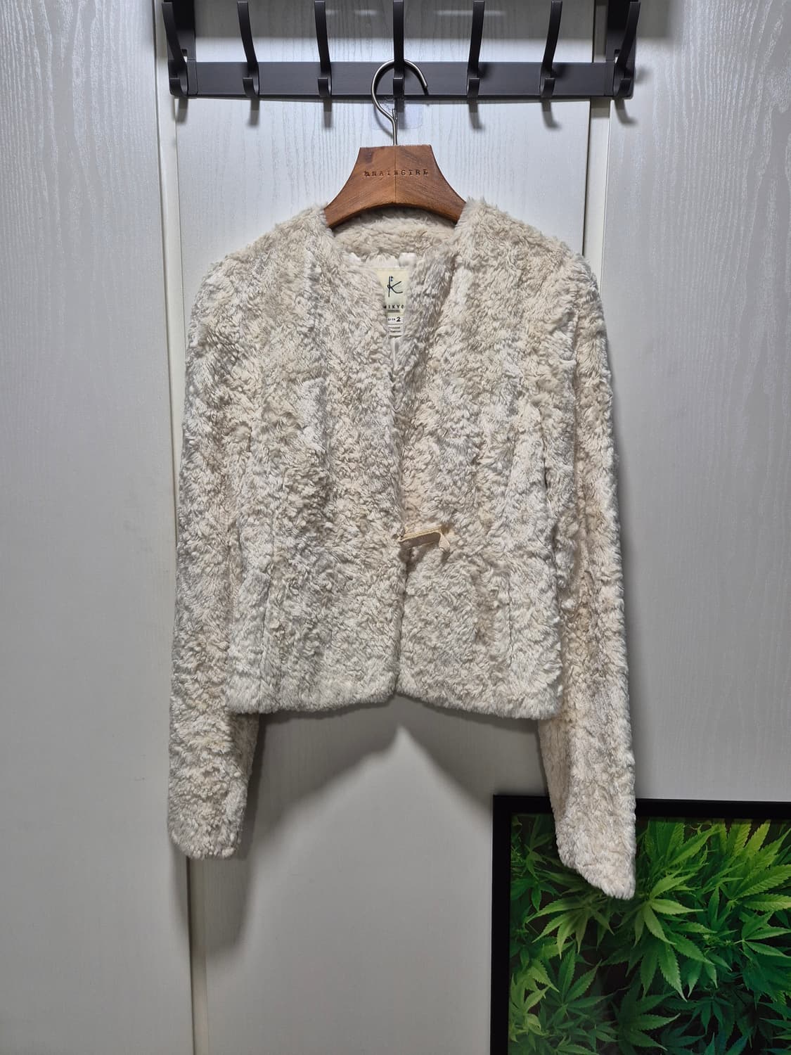 (세일)JPN. BRAISGIRL 아이보리 퍼 자켓 상품이미지1