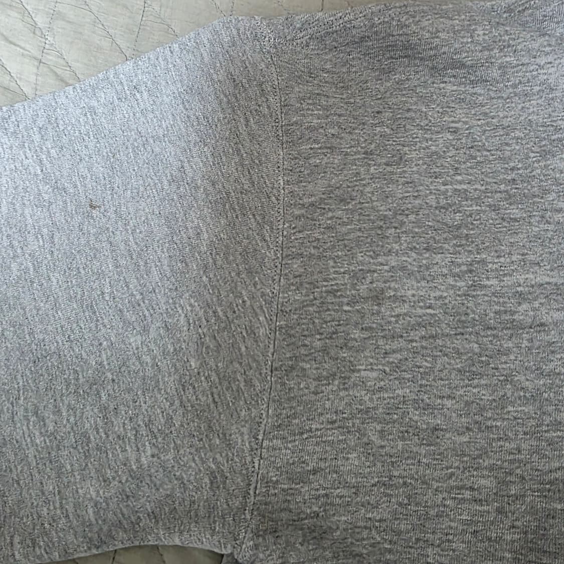 [XL] 90s 빈티지 러셀 애슬레틱 후드집업 그레이 ver. 스테인 상품이미지4